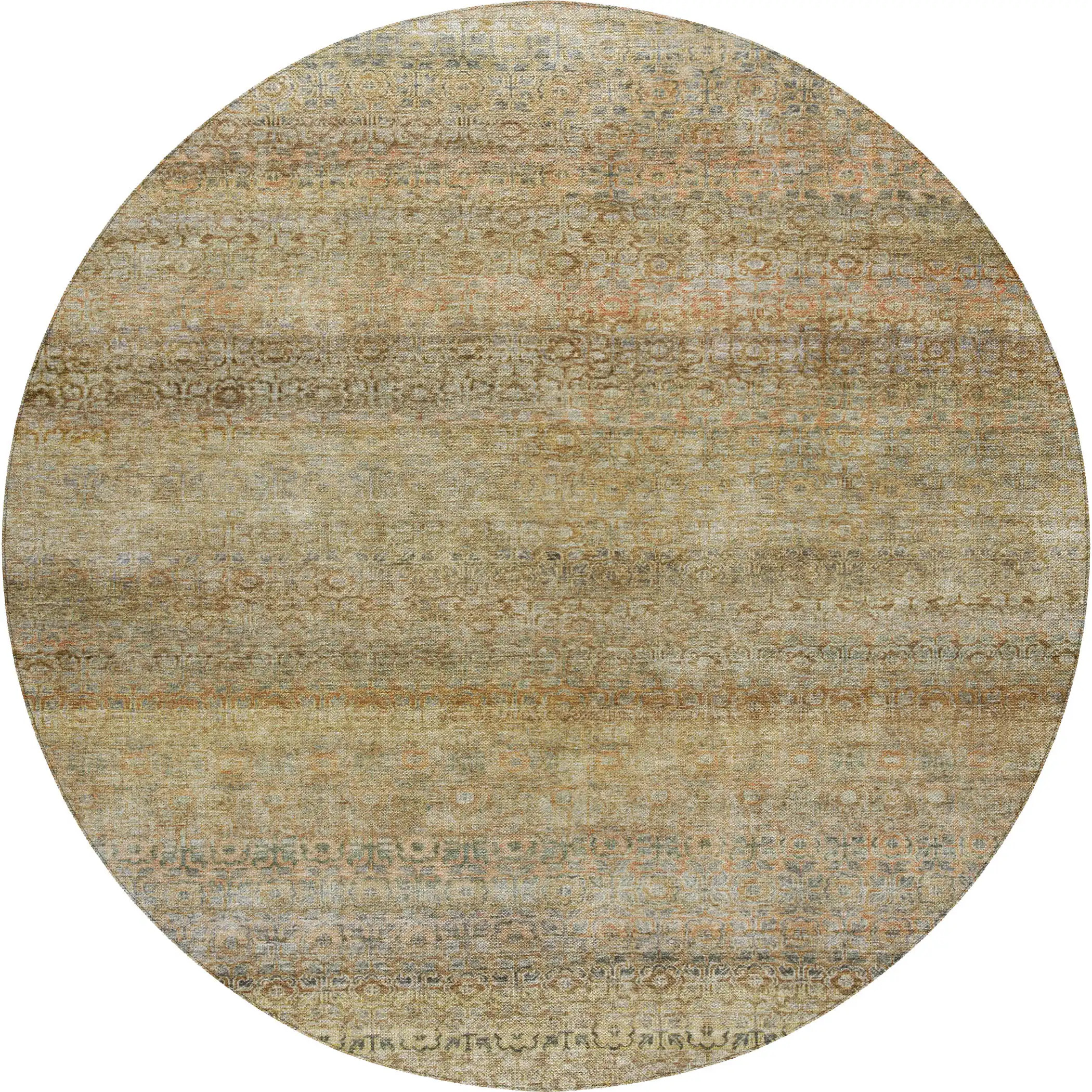 Dalyn Burano BU12 Wheat Area Round Rug