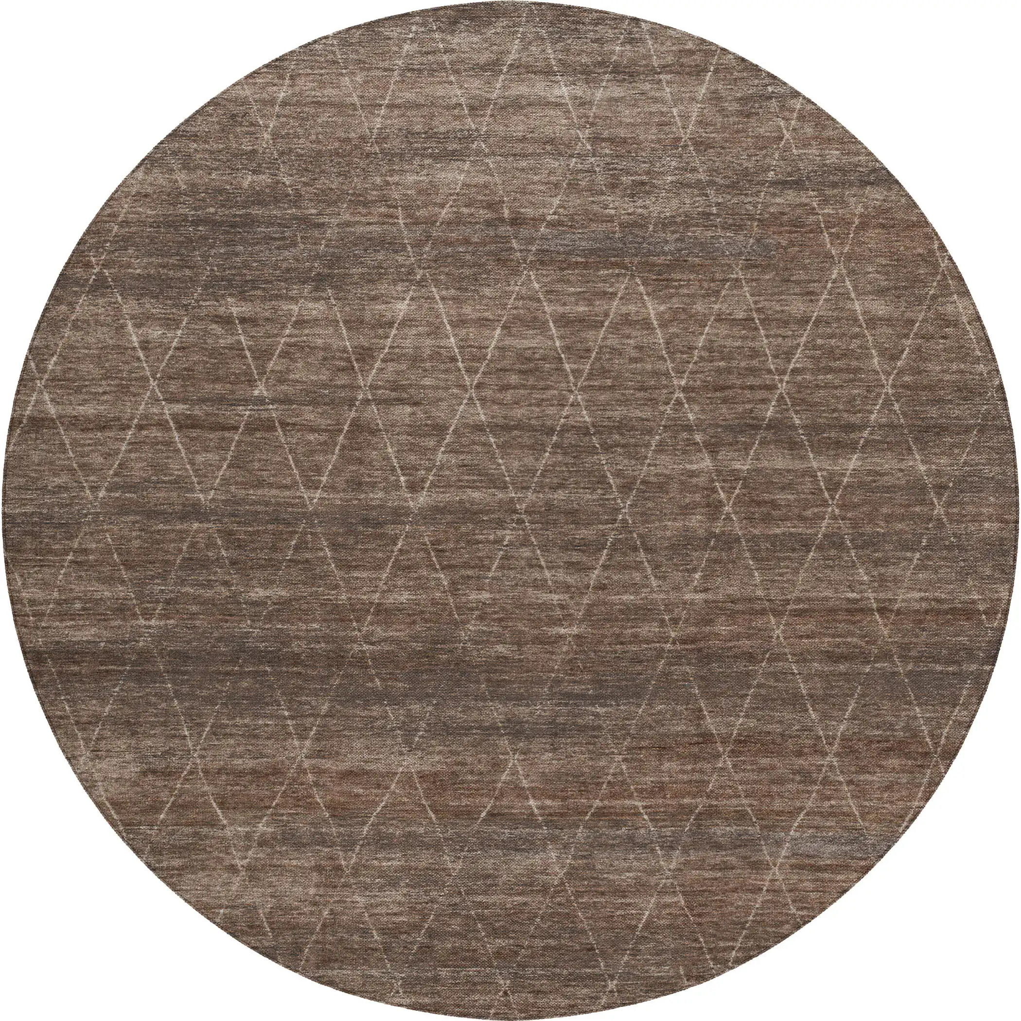 Dalyn Burano BU3 Coffee Area Round Rug
