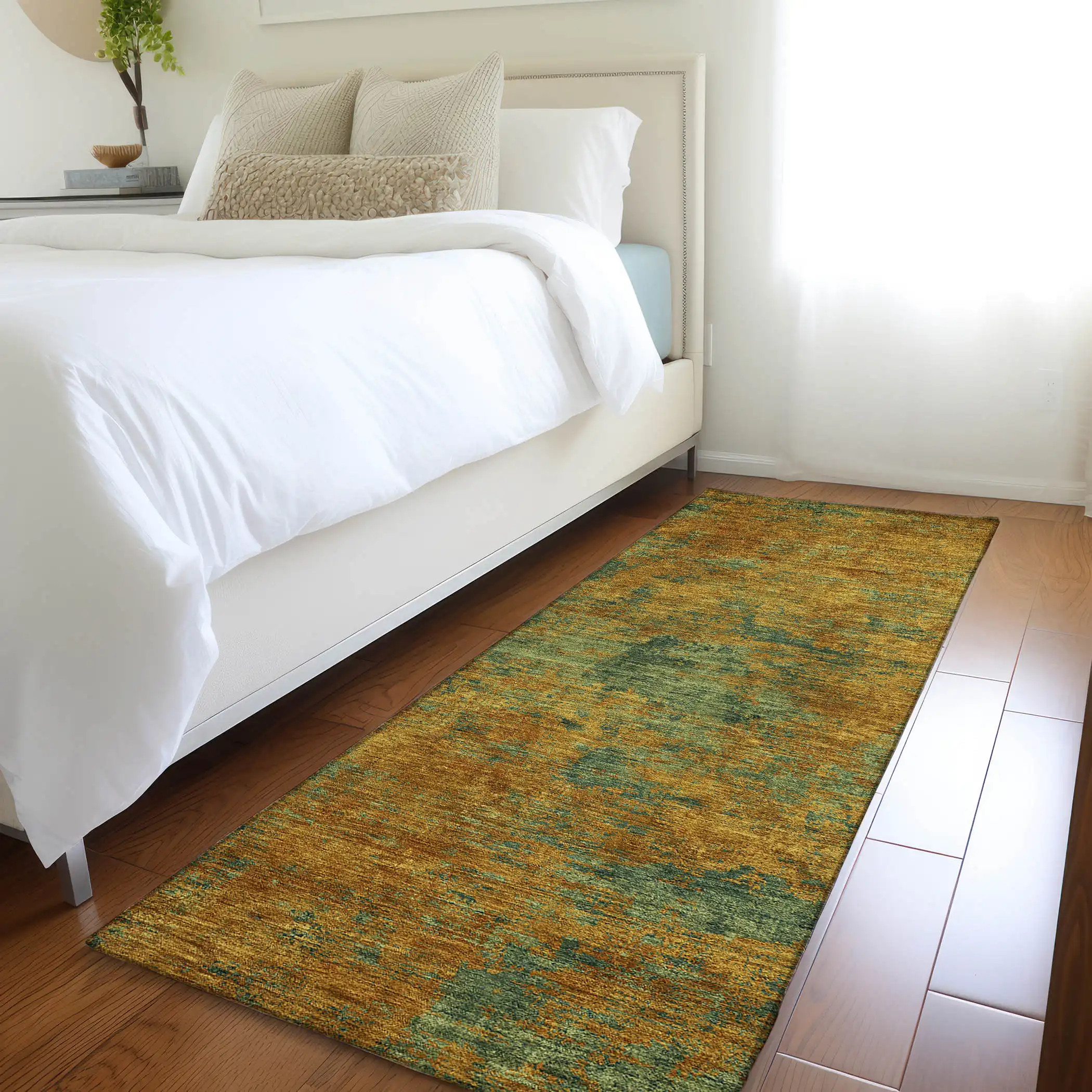 Dalyn Kochi KC2 Copper Area Runner Room Scene