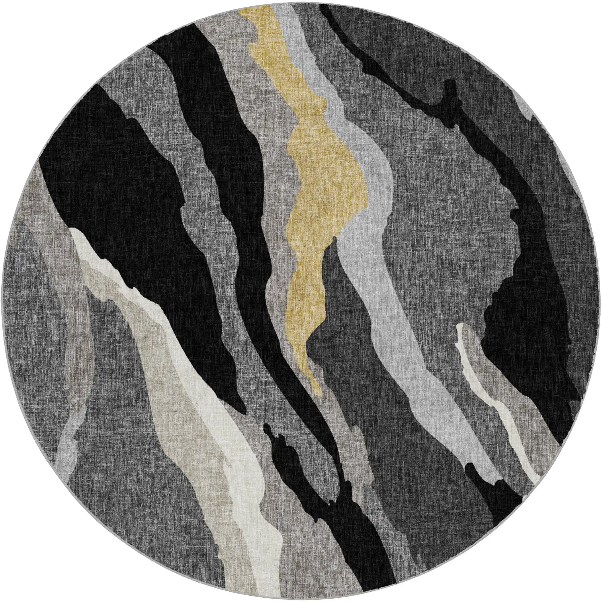 Dalyn Lorenzo LN4 Black Area Rug | Carpetmart.com - Carpet & Tile Mart