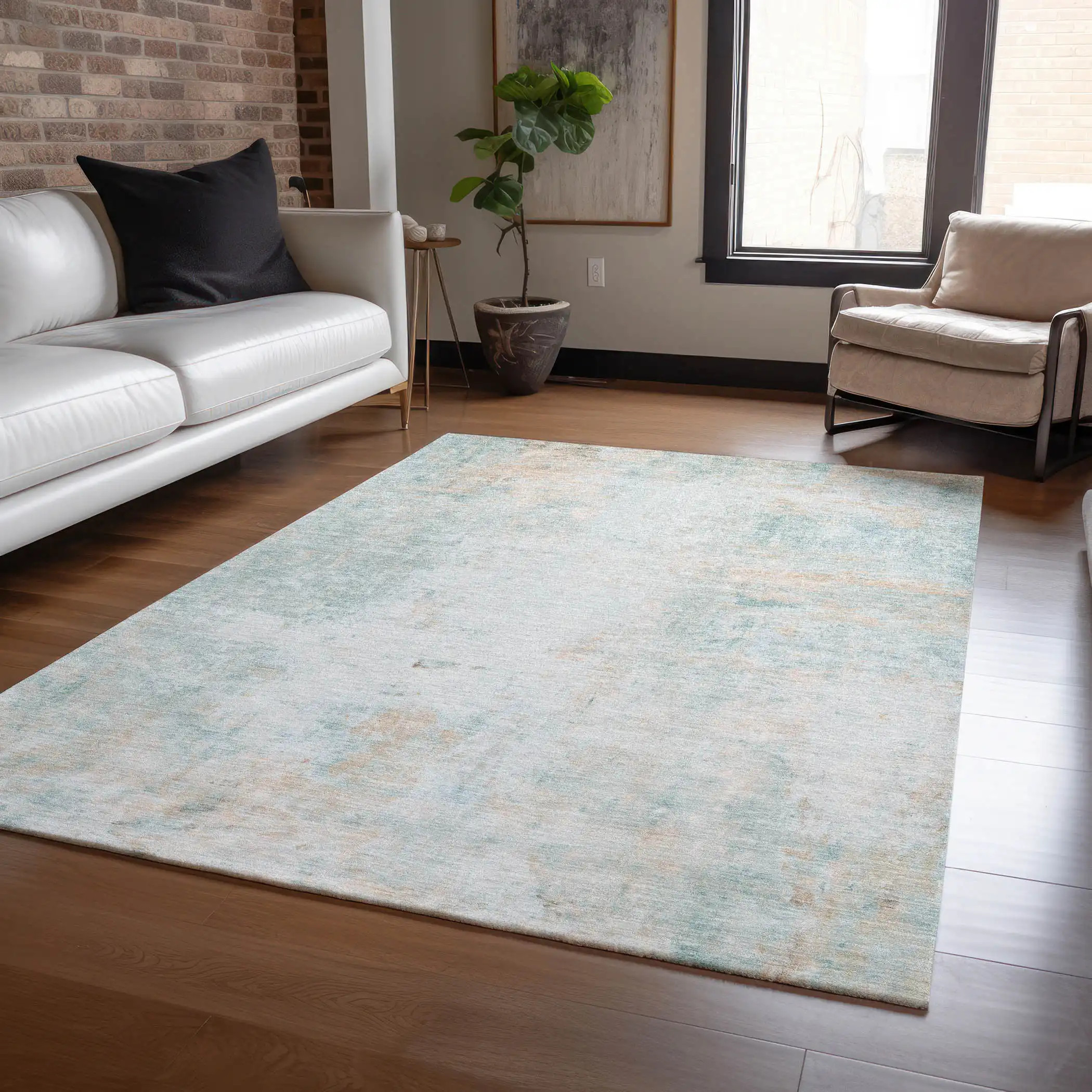Dalyn Ravenna RN1 Seafoam Area Rug | Carpetmart.com - Carpet