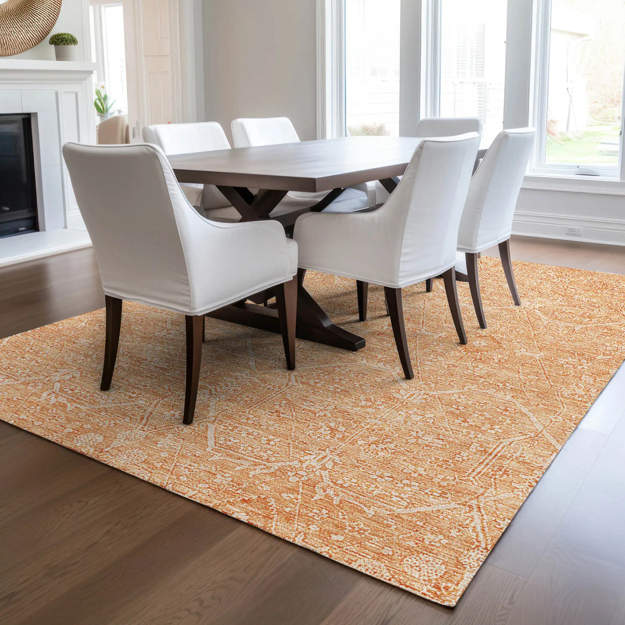 Dalyn Solace SL12 Salmon Area Rug Room Scene 2