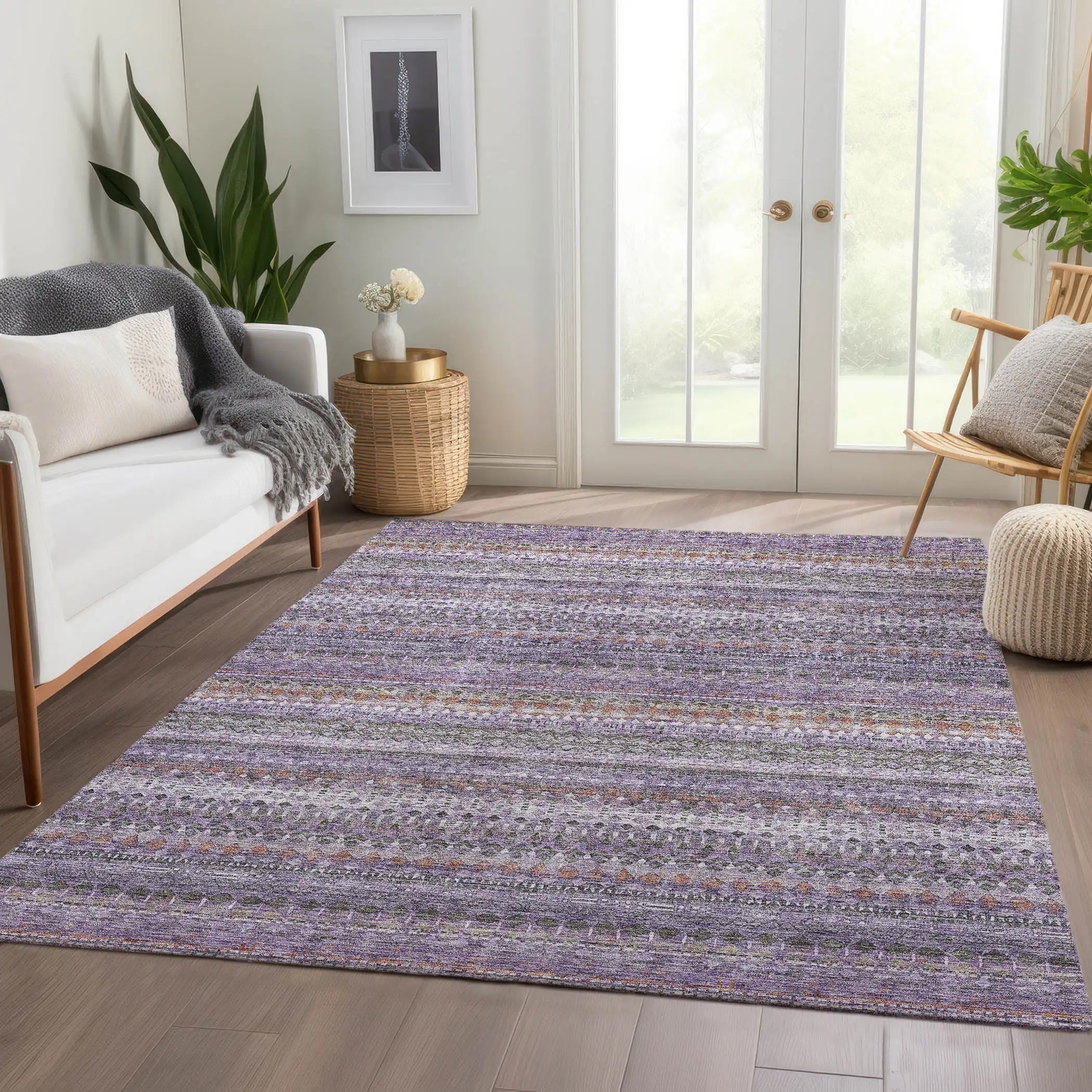 Dalyn Solace SL2 Purple Area Rug | Carpetmart.com - Carpet & Tile Mart