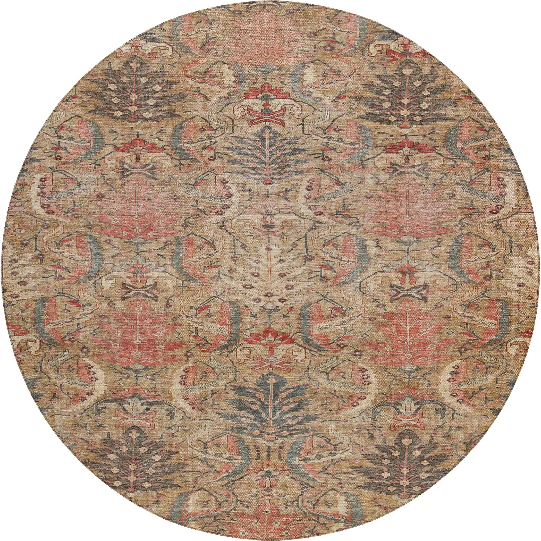 Dalyn Solace SL7 Tan Area Round Rug