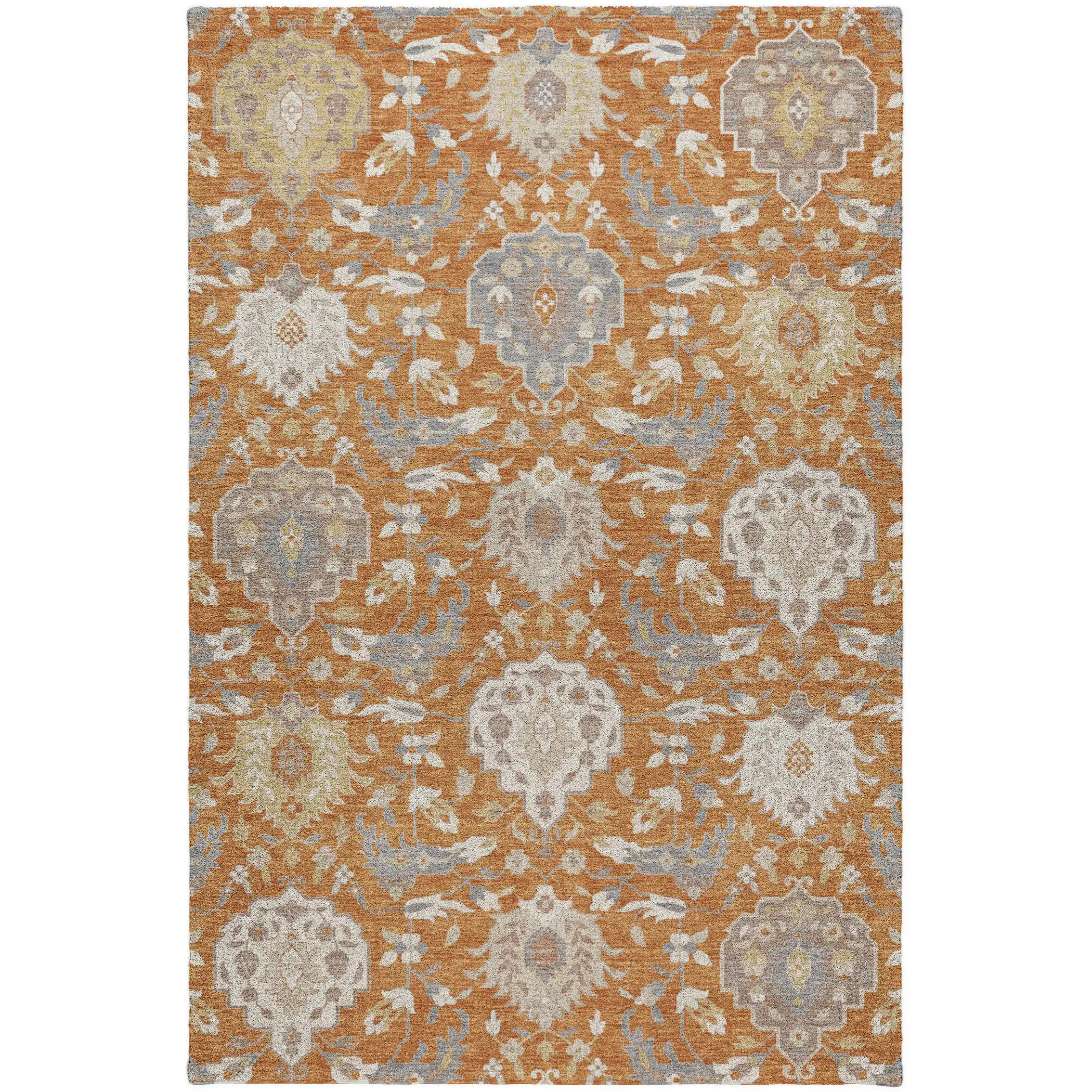 ラグ THUNDERBOLT TBP RUG Tulsa Dustin Southwestern Tribal Medallion Crimson Area Rug TU-140