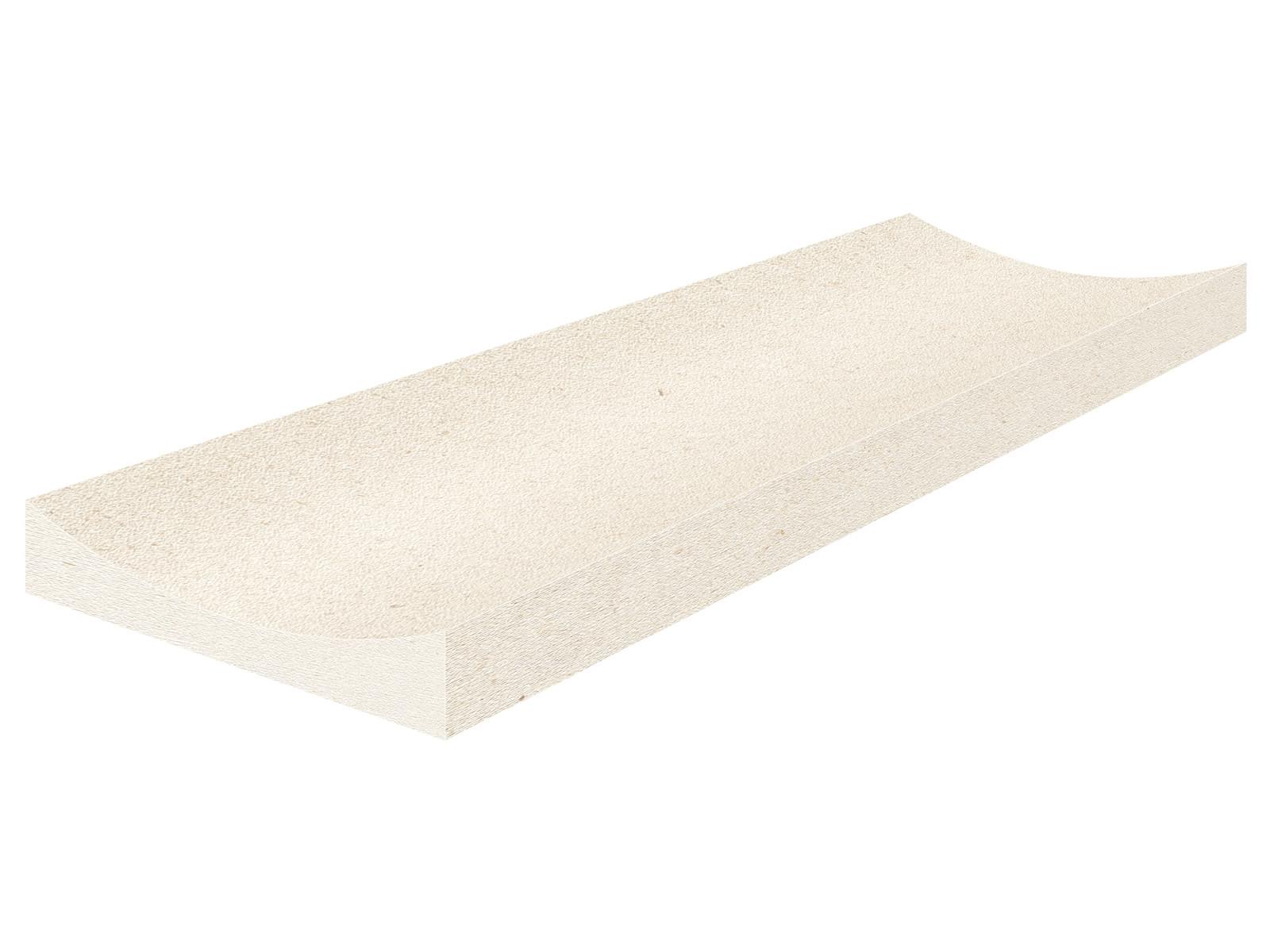 Marble 4X12 Fluto Limestone Grained Texture 5000-0379-0 Serene Ivory Tile