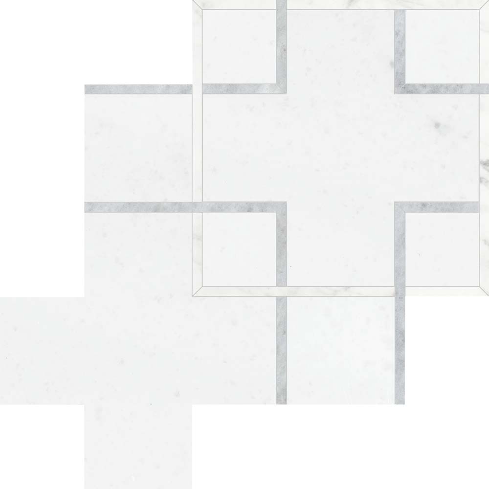 Utopio Schema 11x11 Mosaic Honed 5001-0378-0 Dove Tile