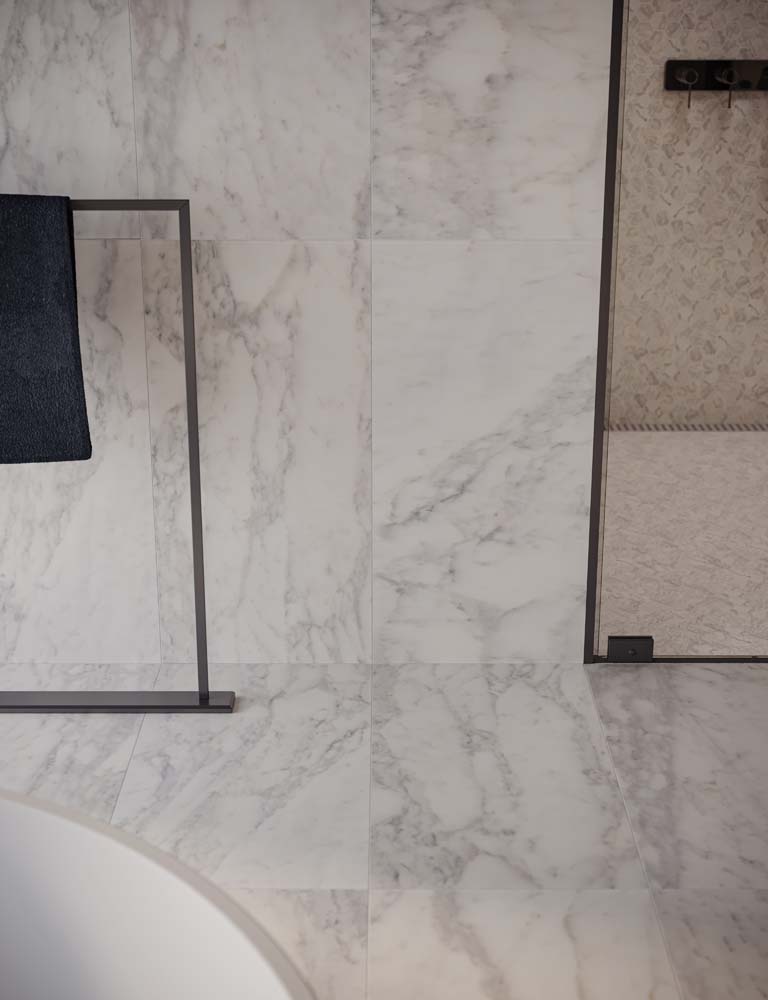 Marble 18X36 Honed 5000-0574-0 Cromo Bianco Tile | Carpetmart.com