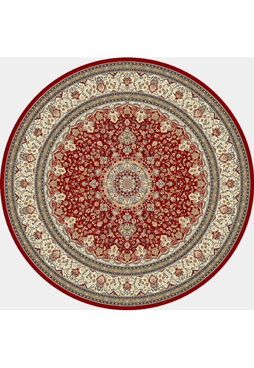 Ancient Garden 57119-1414 Red/Ivory (14 Red) Area Rug by Dynamic Rugs