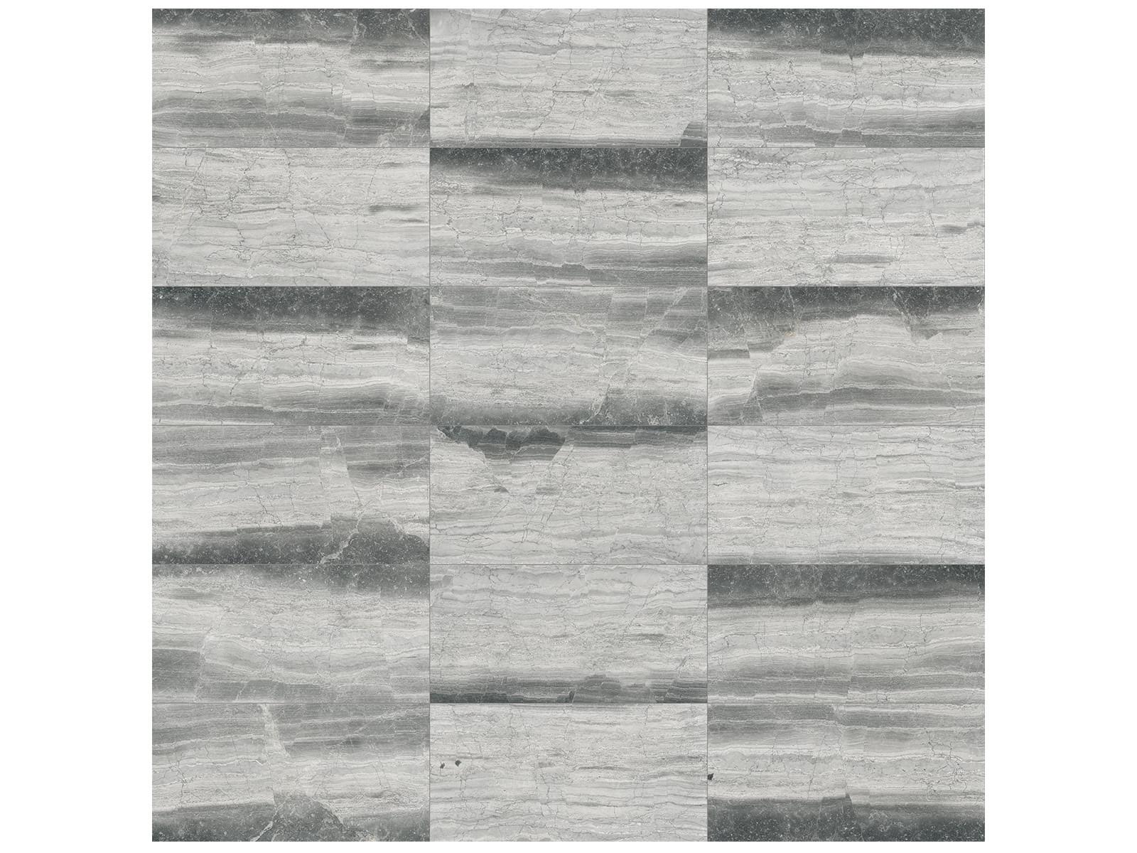 Marble 18x36 Honed 5000-0424-0 Volcana Notte Tile Variation
