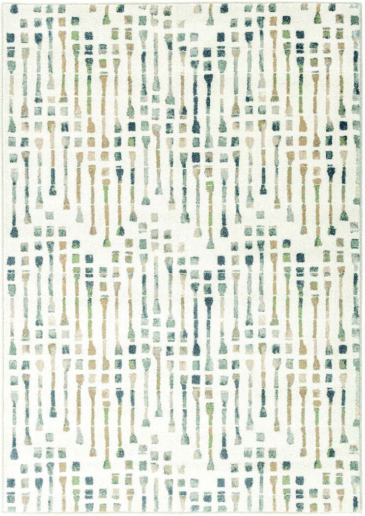 Orian Riverstone 9025 White Area Rug