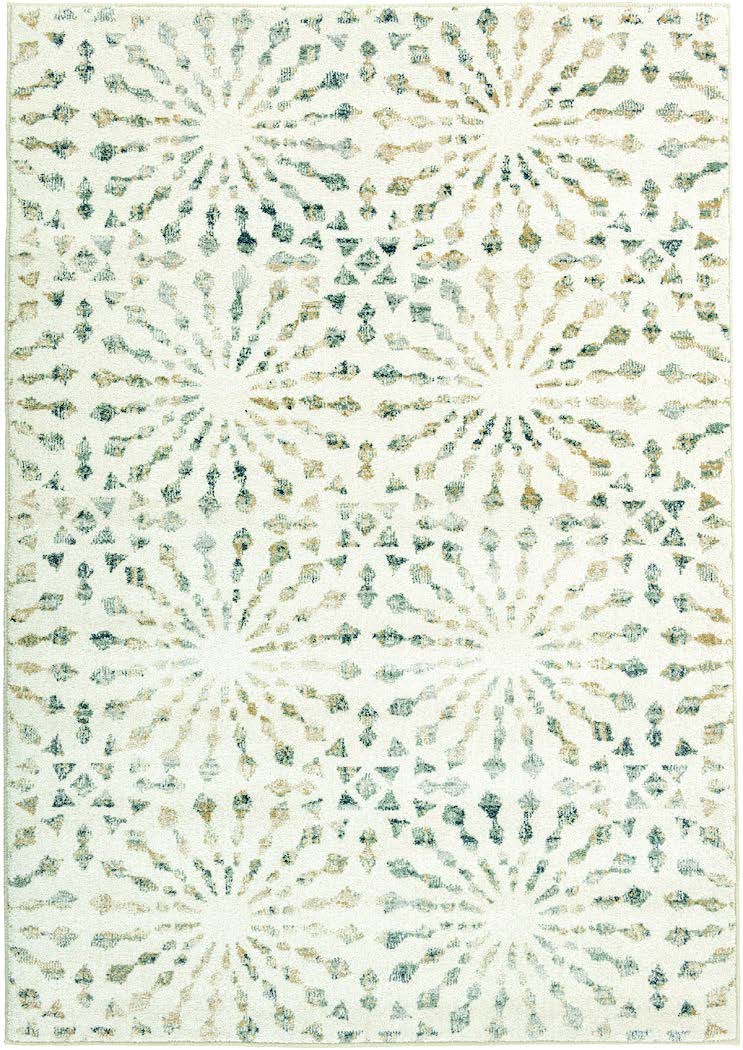 Orian Riverstone 9031 White Area Rug