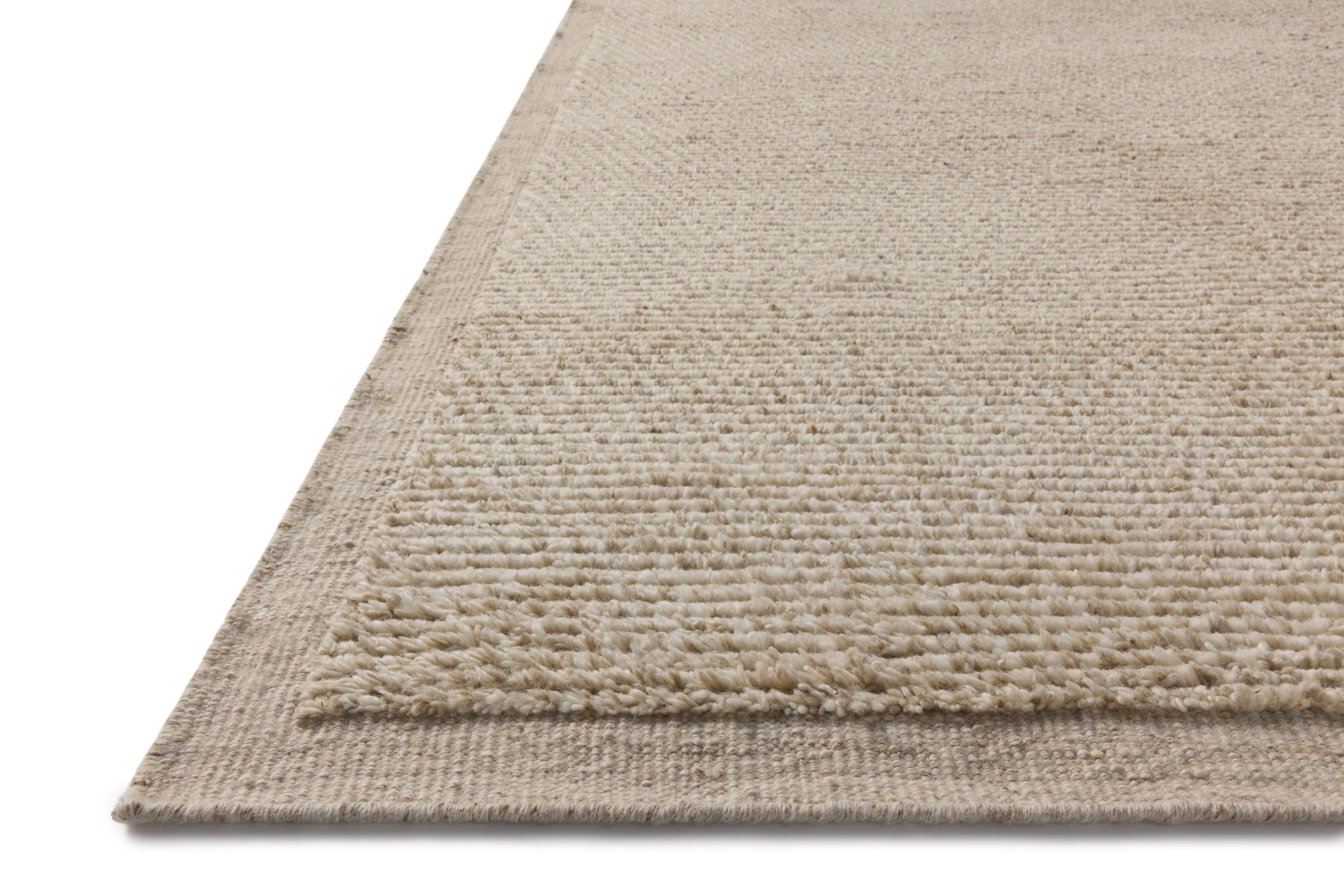Asher ASR-01 Dove Area Rug - Amber Lewis x Loloi Corner