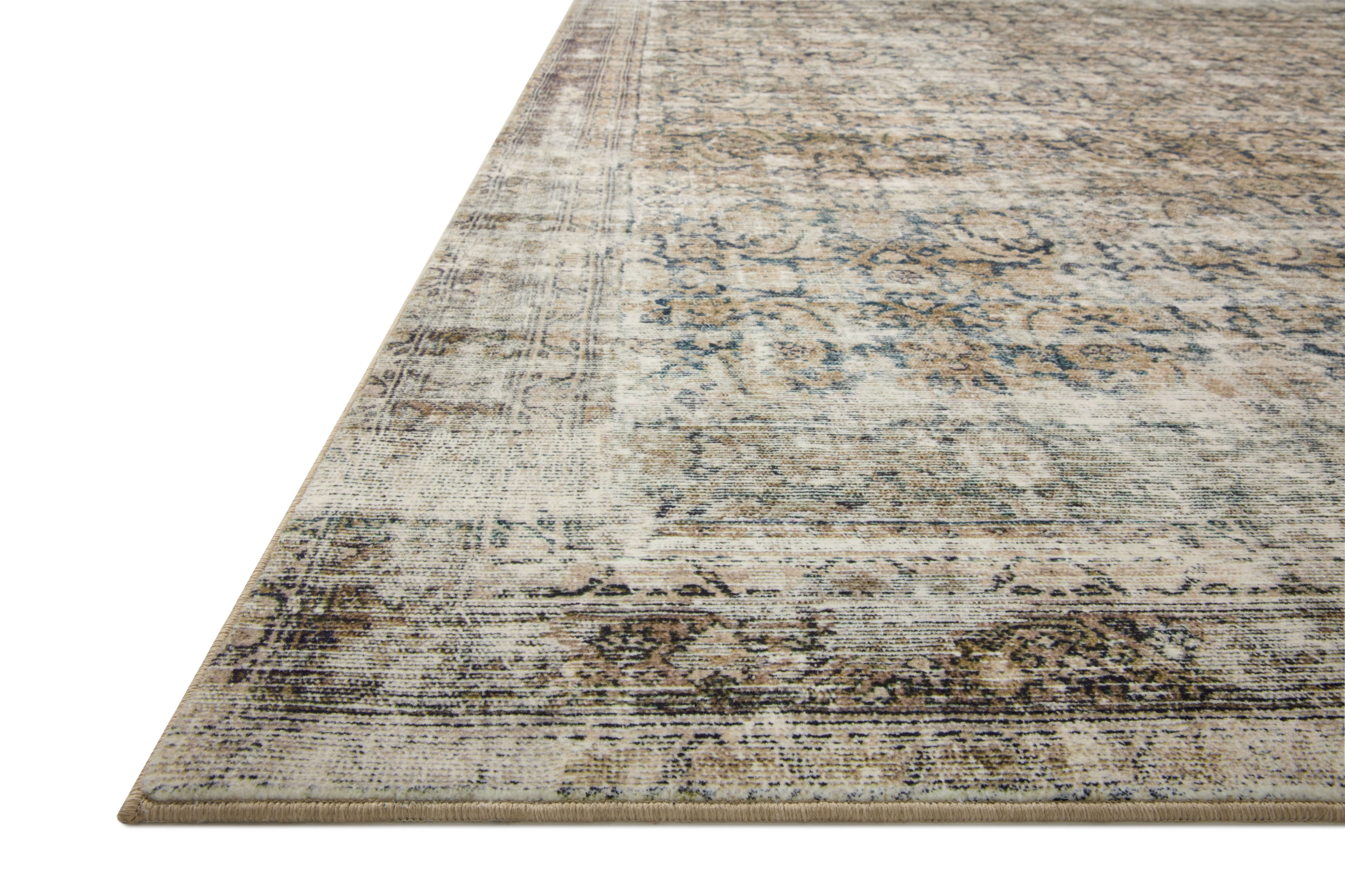 Morgan MOG-02 Navy Sand Area Rug - Amber Lewis x Loloi Corner