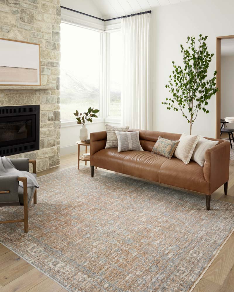 Blake BLA-05 Sand Sky Area Rug - Angela Rose x Loloi Room Scene