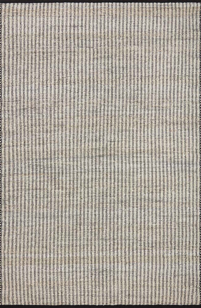 Colton CON-02 Ivory Black Area Rug - Angela Rose x Loloi