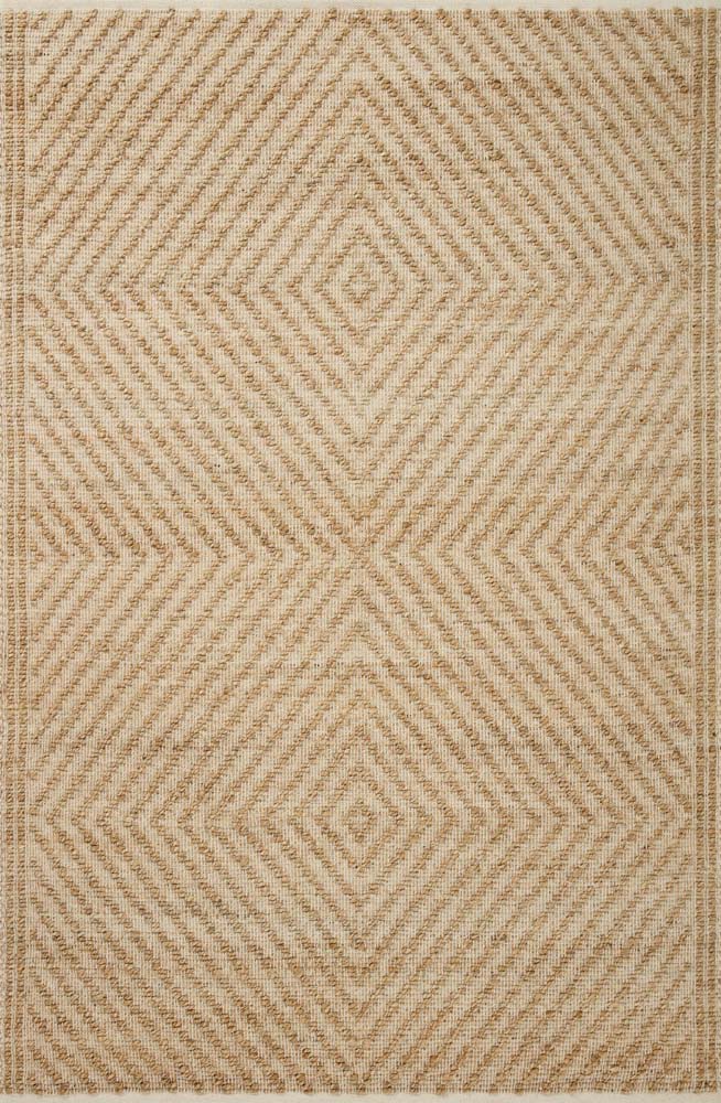 Colton CON-04 Natural Ivory Area Rug - Angela Rose x Loloi