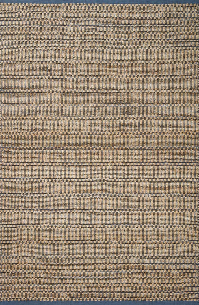 Colton CON-05 Natural Navy Area Rug - Angela Rose x Loloi