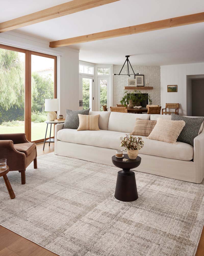 Ember EMB-04 Ivory Multi Area Rug - Angela Rose x Loloi Room Scene