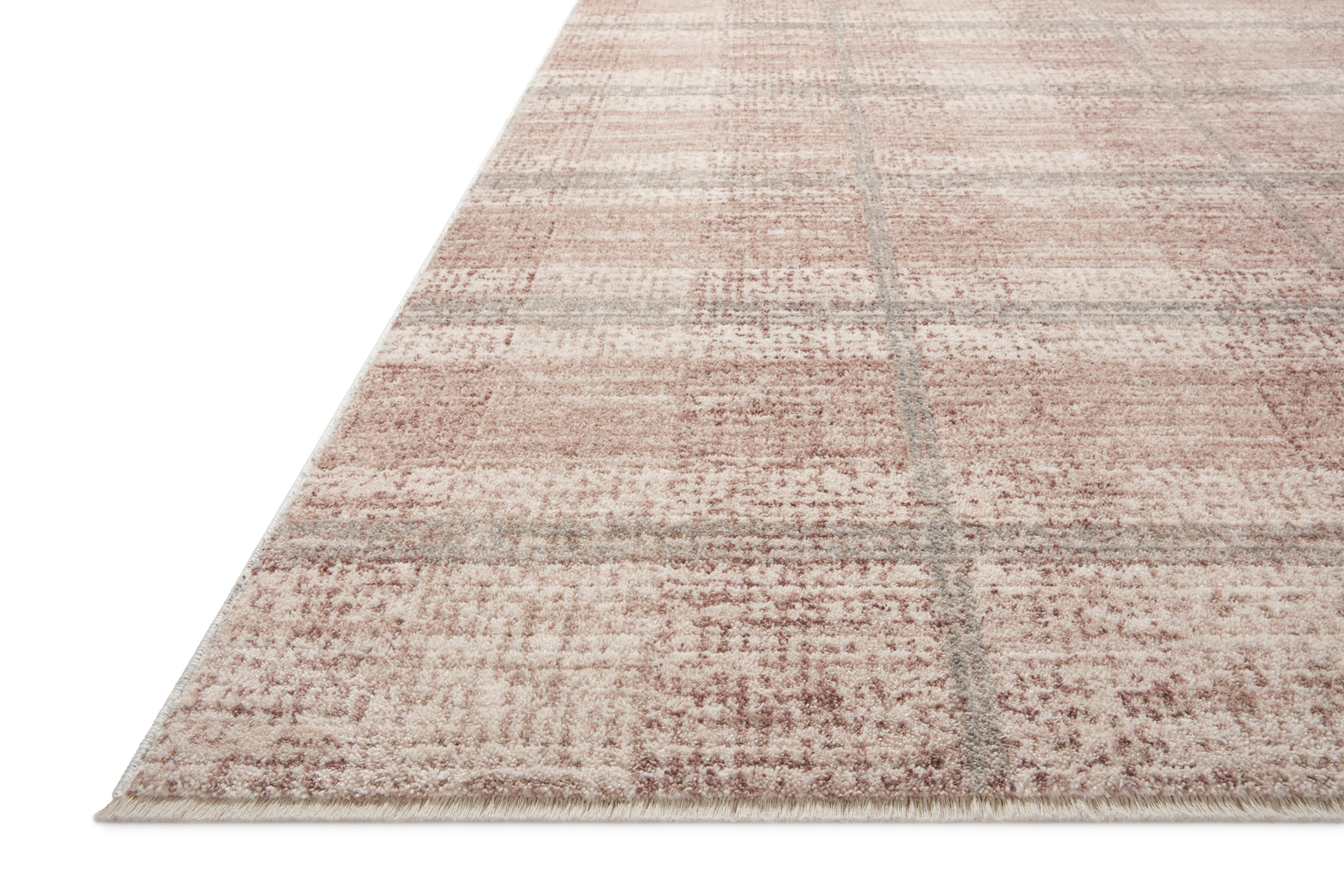 Ember EMB-06 Clay Mist Area Rug - Angela Rose x Loloi Corner