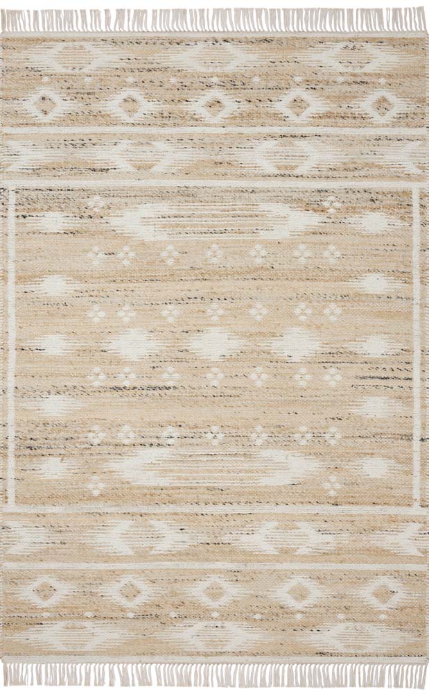 Rivers RIV-04 Natural Ivory Area Rug - Angela Rose x Loloi