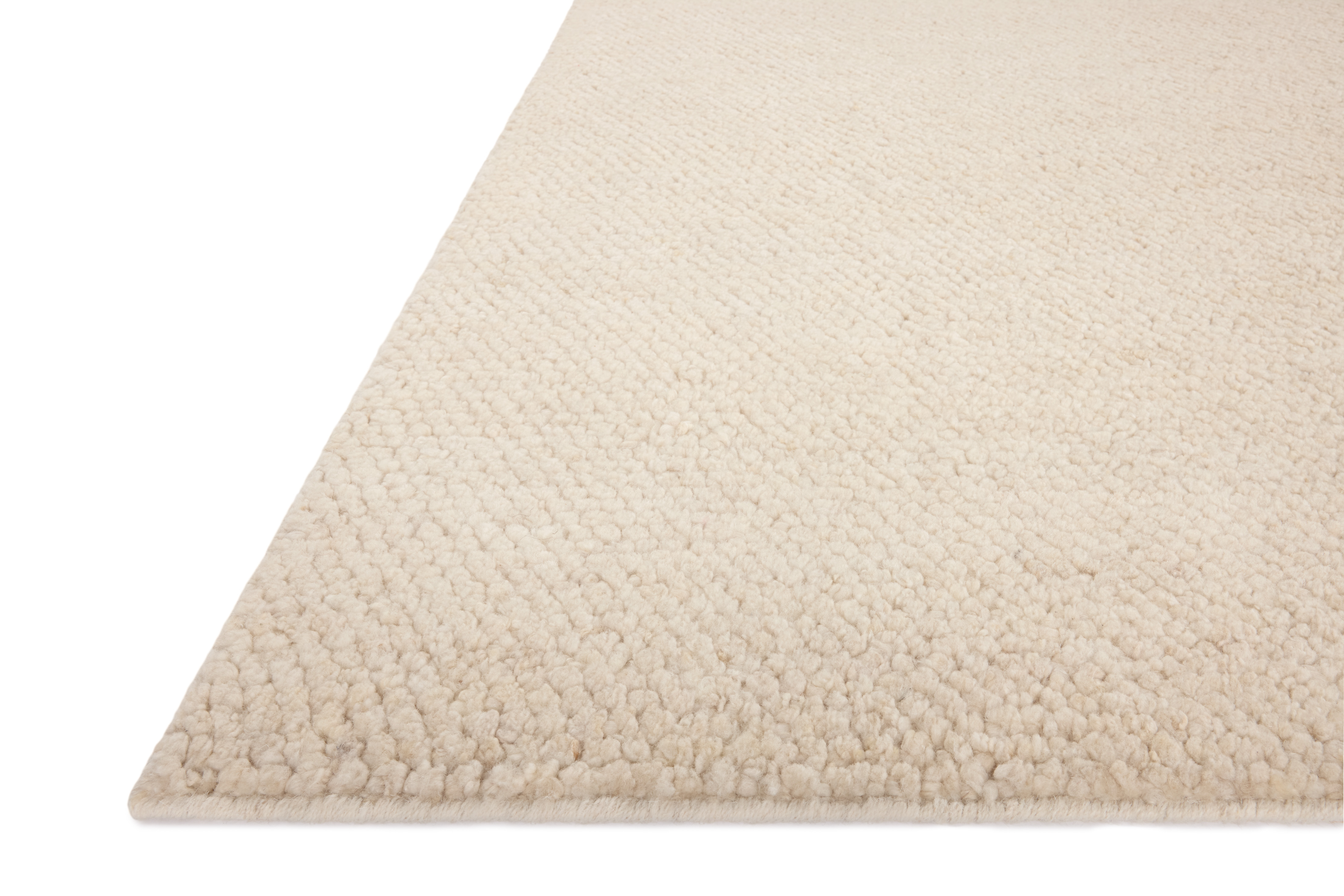Frida FRE-01 Natural Area Rug - Brigette Romanek x Loloi Corner