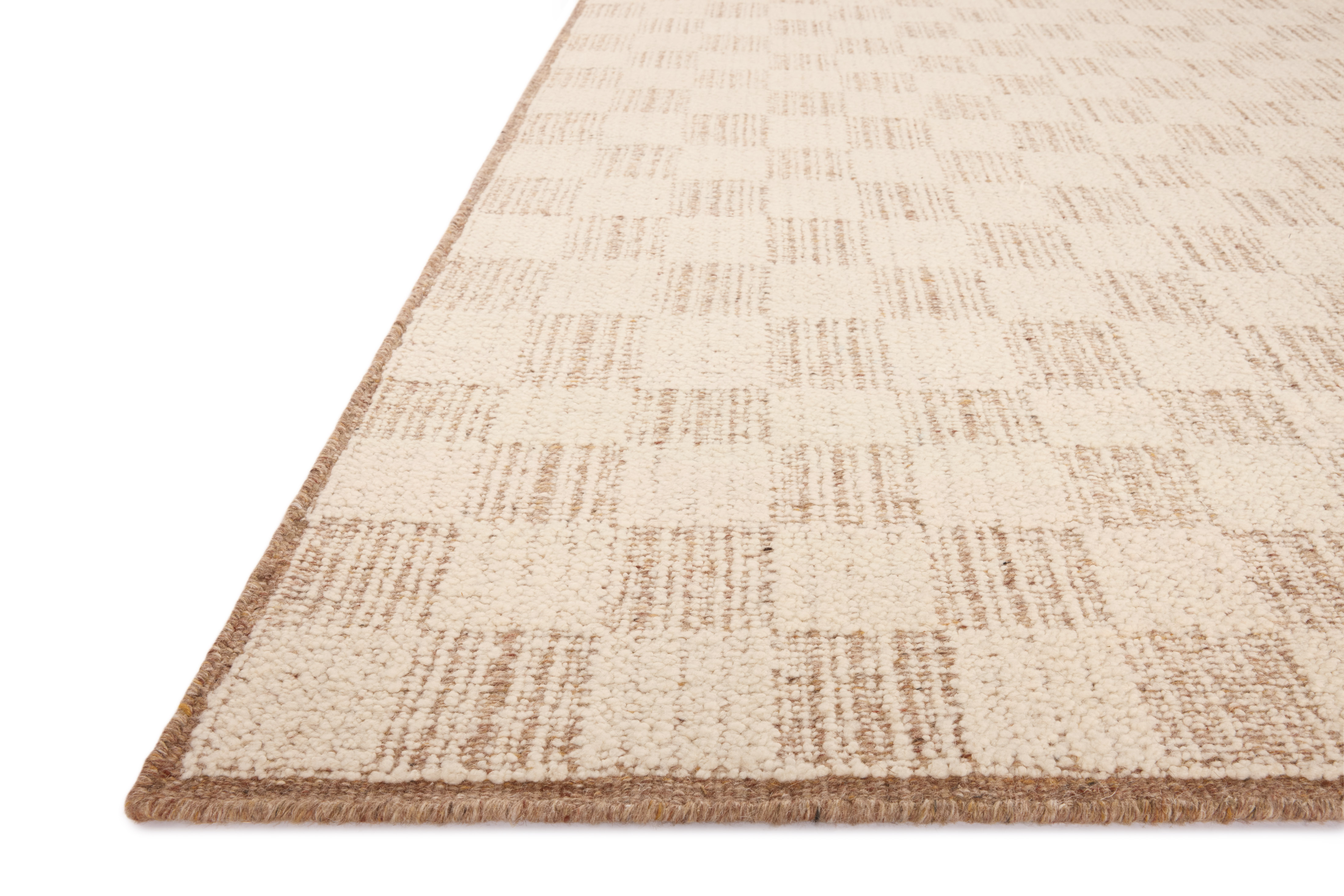 Knox KNX-01 Ivory Terracotta Area Rug - Brigette Romanek x Loloi Corner