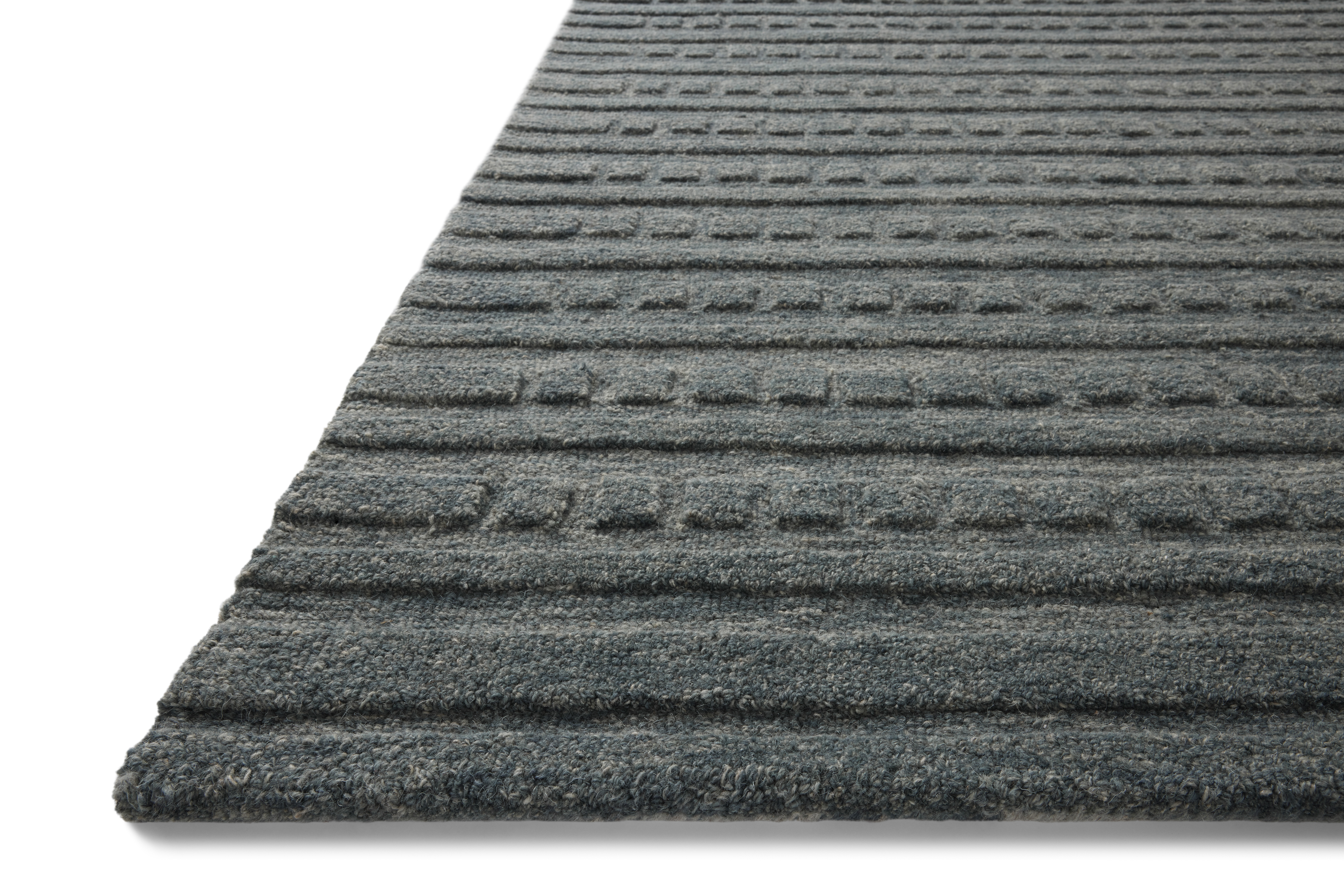 Bradley BRL-05 Teal Teal Area Rug - Chris Loves Julia x Loloi