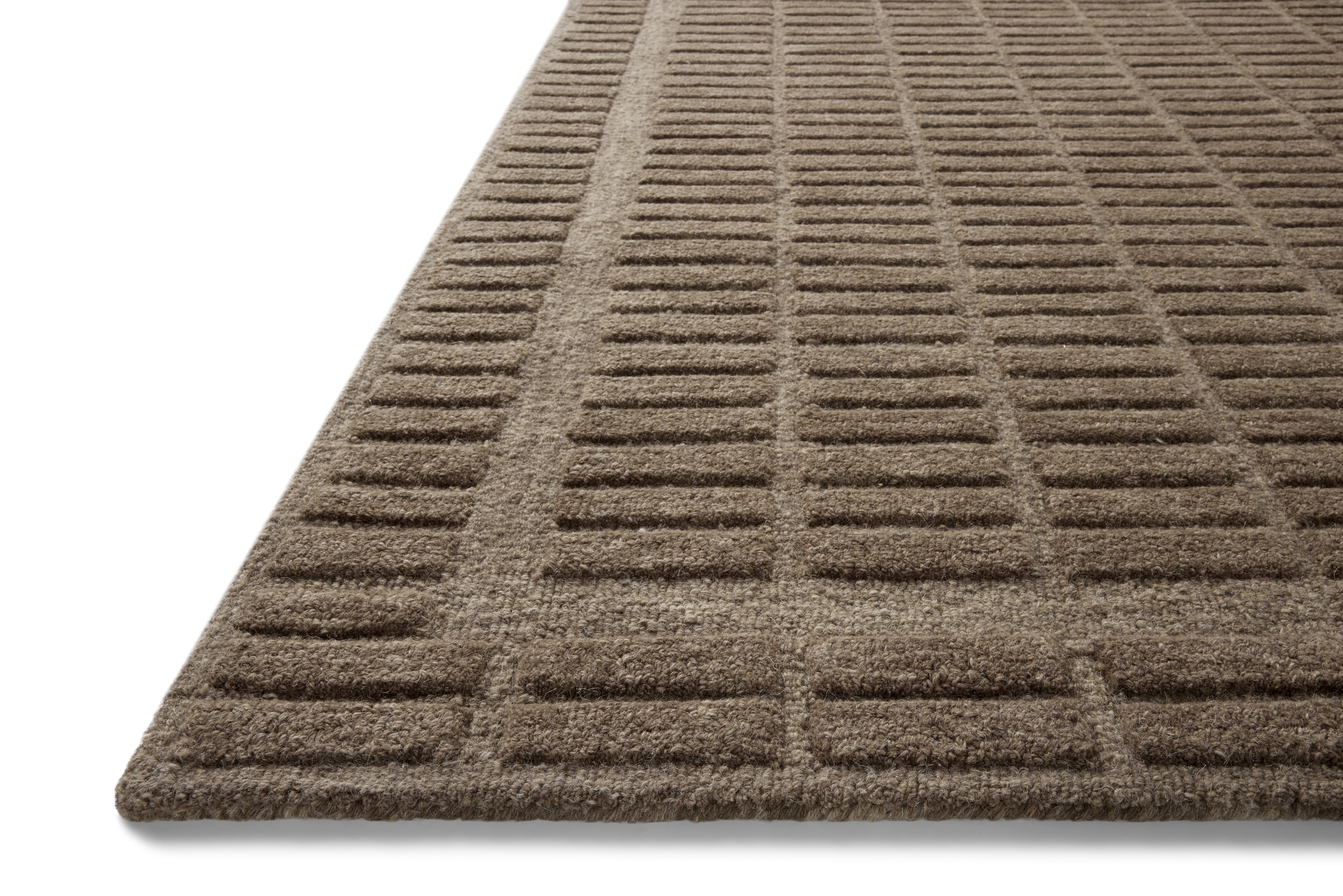 Bradley BRL-06 Cocoa Cocoa Area Rug - Chris Loves Julia x Loloi