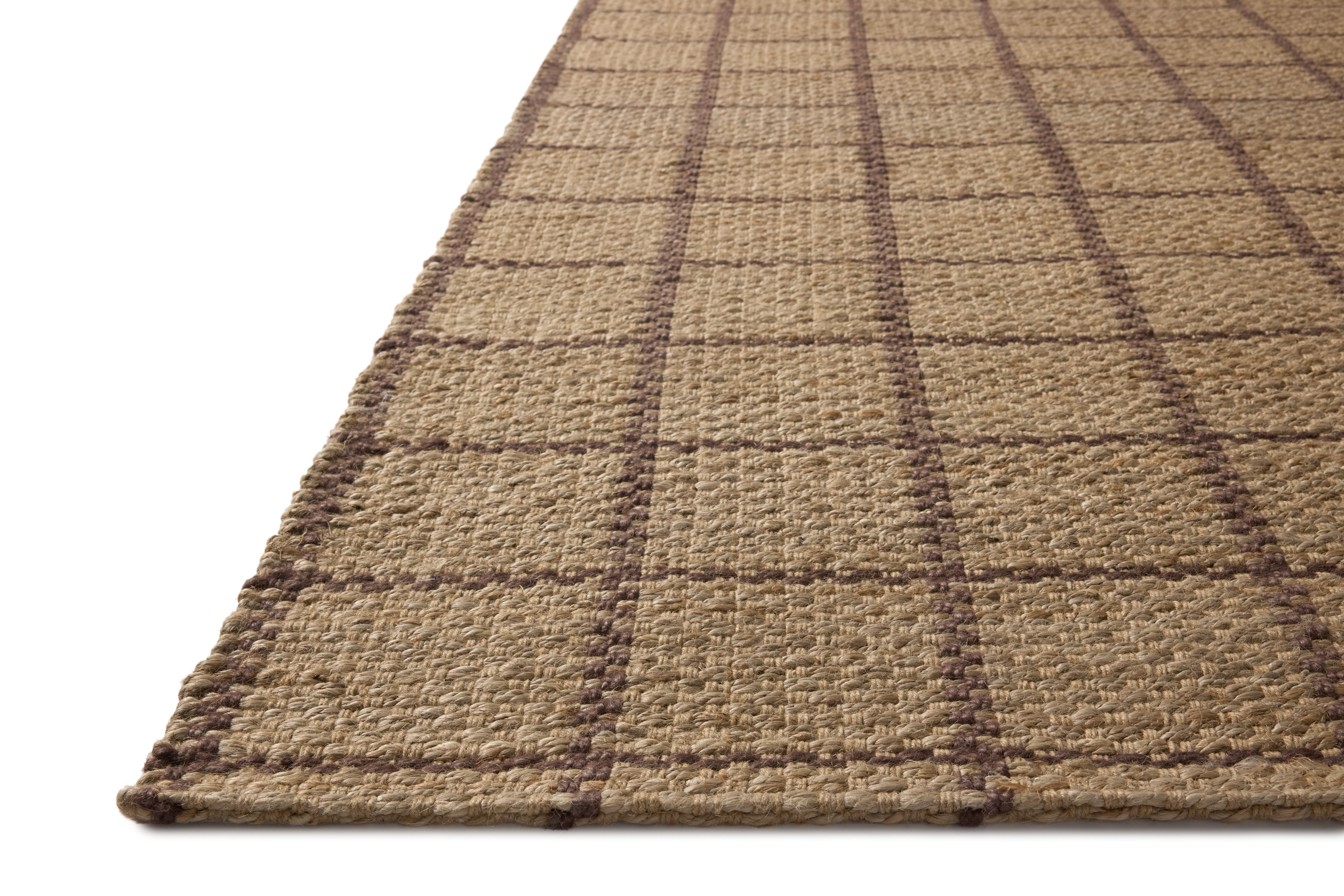 Fletcher FLE-01 Natural Brown Area Rug - Chris Loves Julia x Loloi Corner