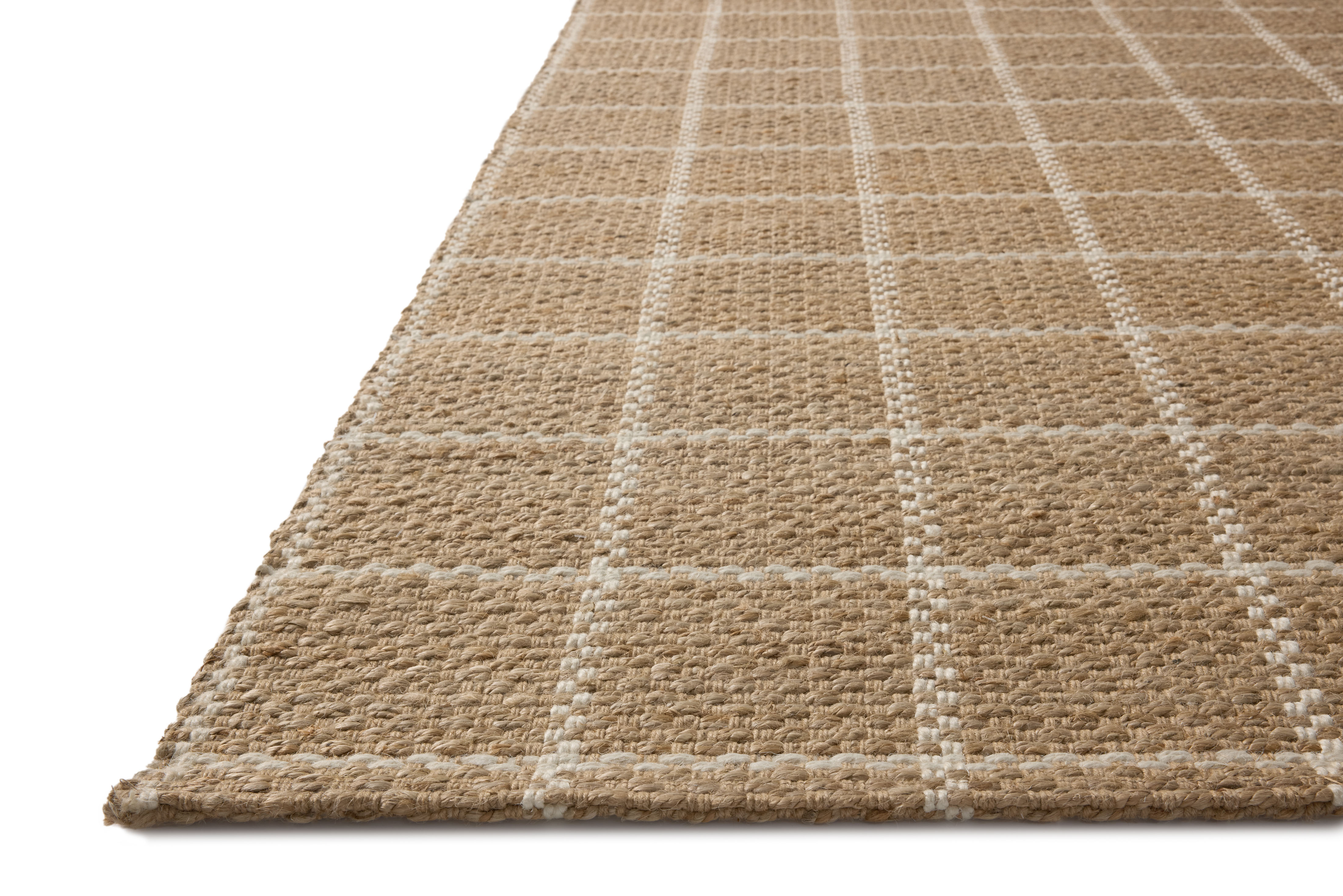 Fletcher FLE-01 Natural Ivory Area Rug - Chris Loves Julia x Loloi Corner