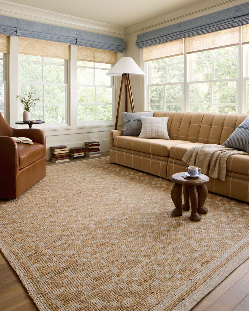 Judy JUD-07 Natural Ivory Area Rug - Chris Loves Julia x Loloi Room Scene