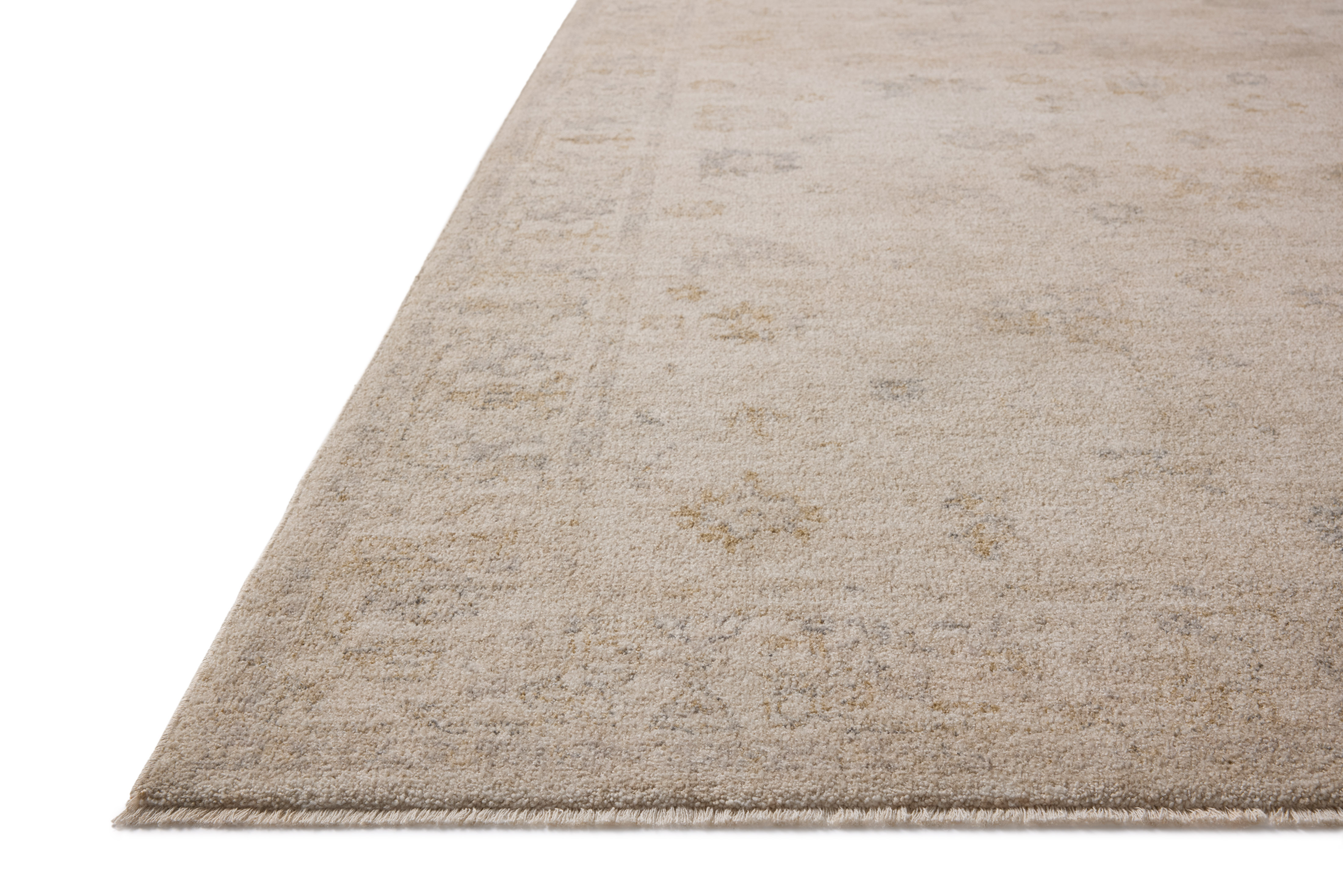 Louisa LOI-01 Oatmeal Stone Area Rug - Chris Loves Julia x Loloi Corner
