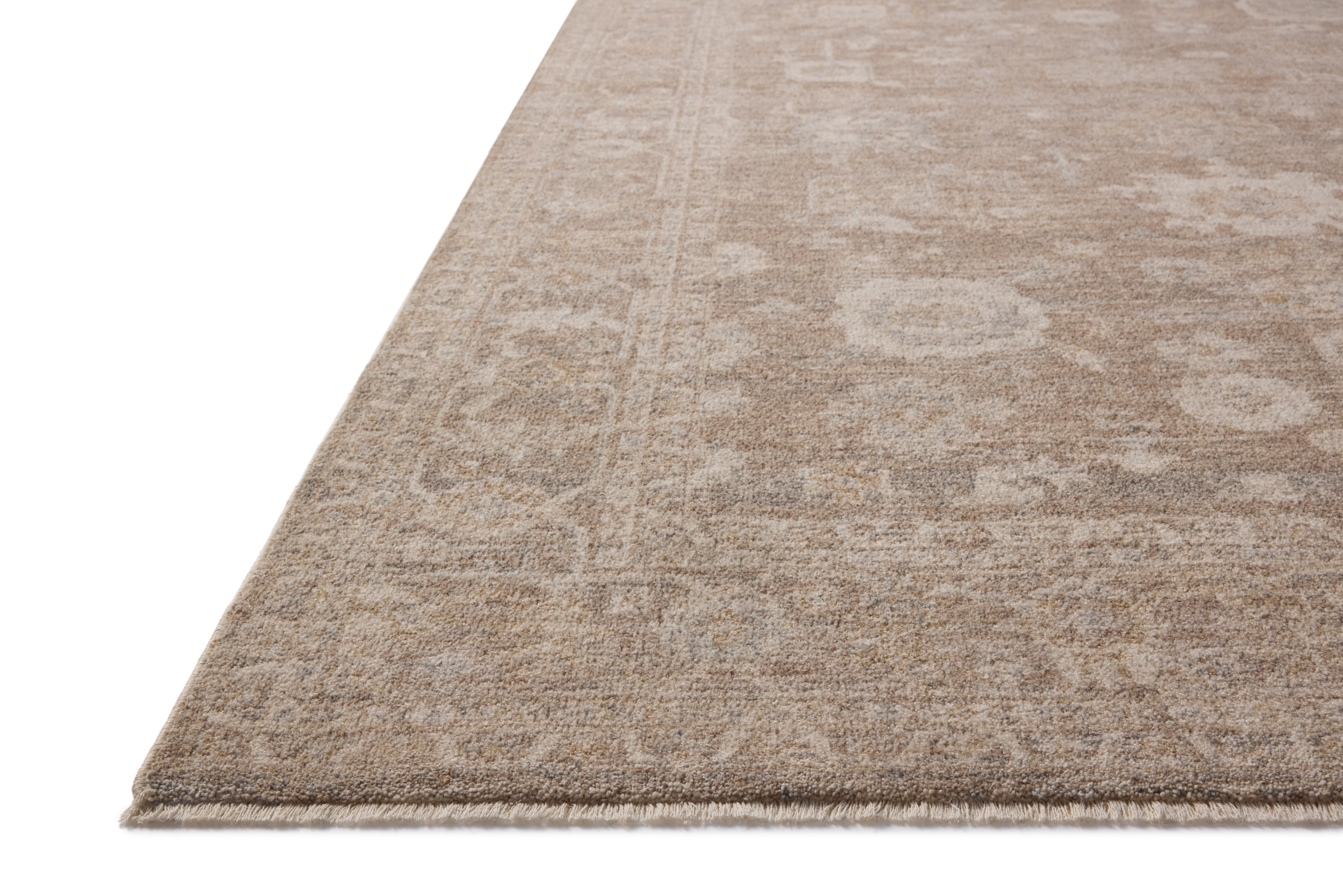 Louisa LOI-03 Taupe Ivory Area Rug - Chris Loves Julia x Loloi