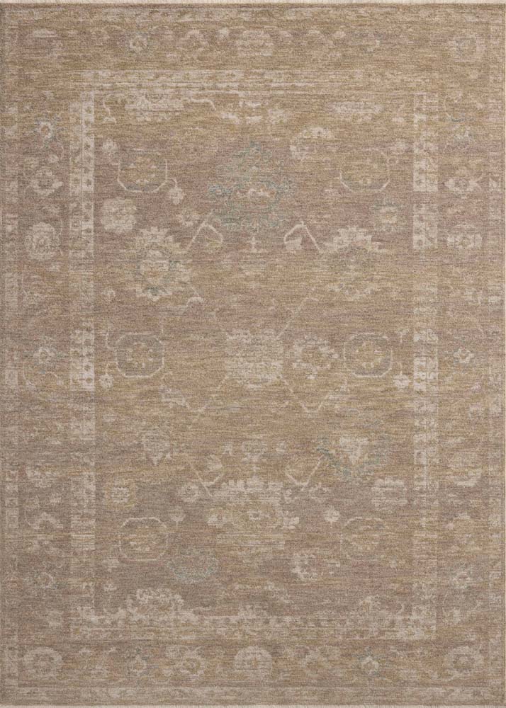 Louisa LOI-04 Taupe Gold Area Rug - Chris Loves Julia x Loloi