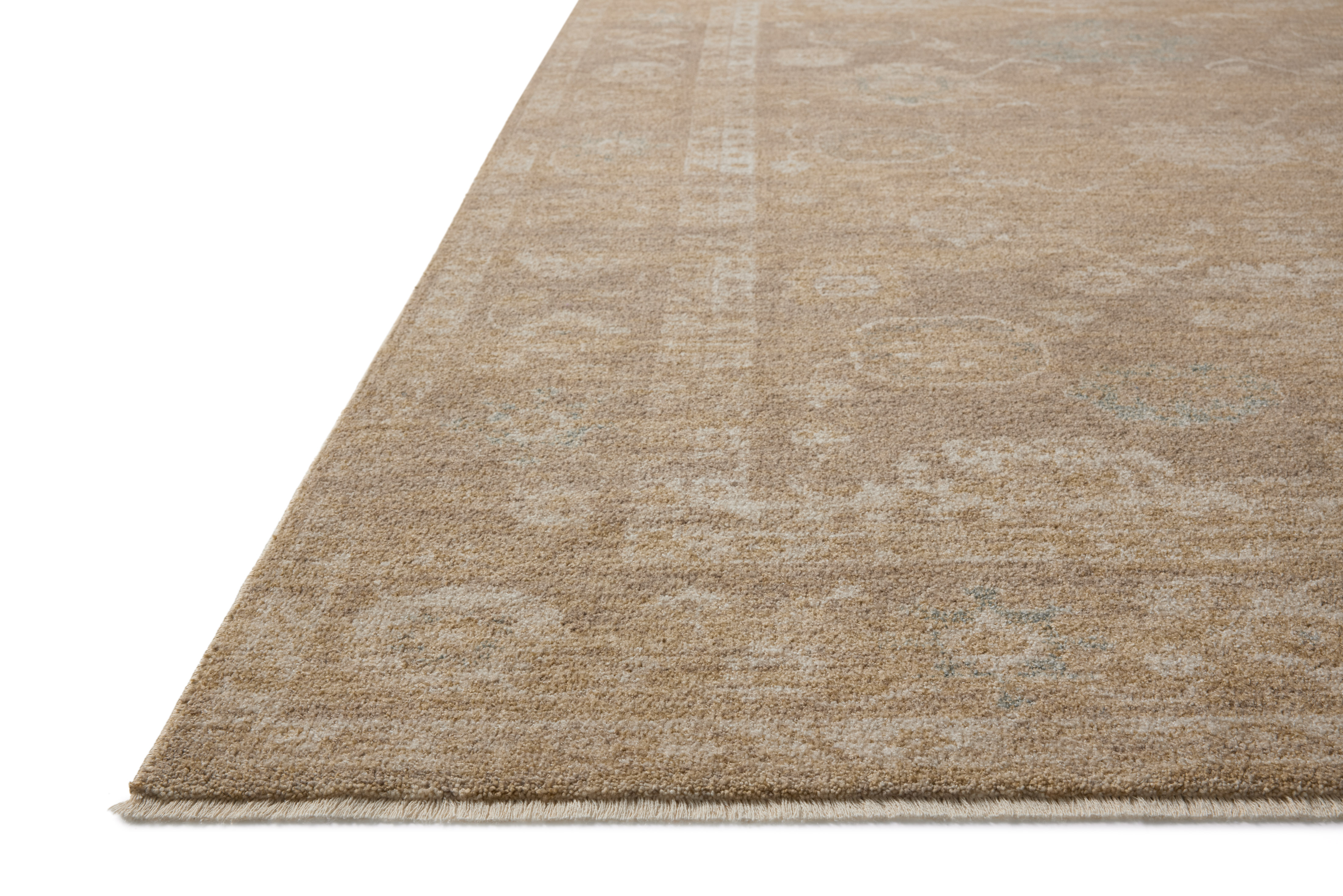 Louisa LOI-04 Taupe Gold Area Rug - Chris Loves Julia x Loloi Corner