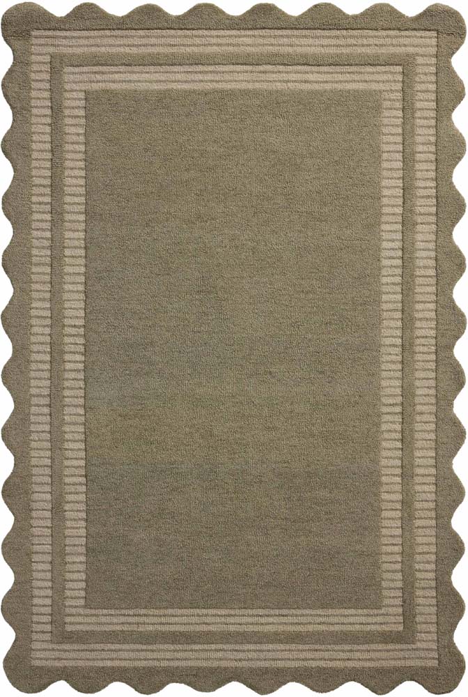 Scottie SCO-01 Olive Pebble Area Rug - Chris Loves Julia x Loloi