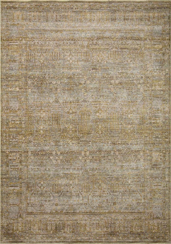 Bradbury BRU-02 Dove Gold Area Rug - Jean Stoffer x Loloi