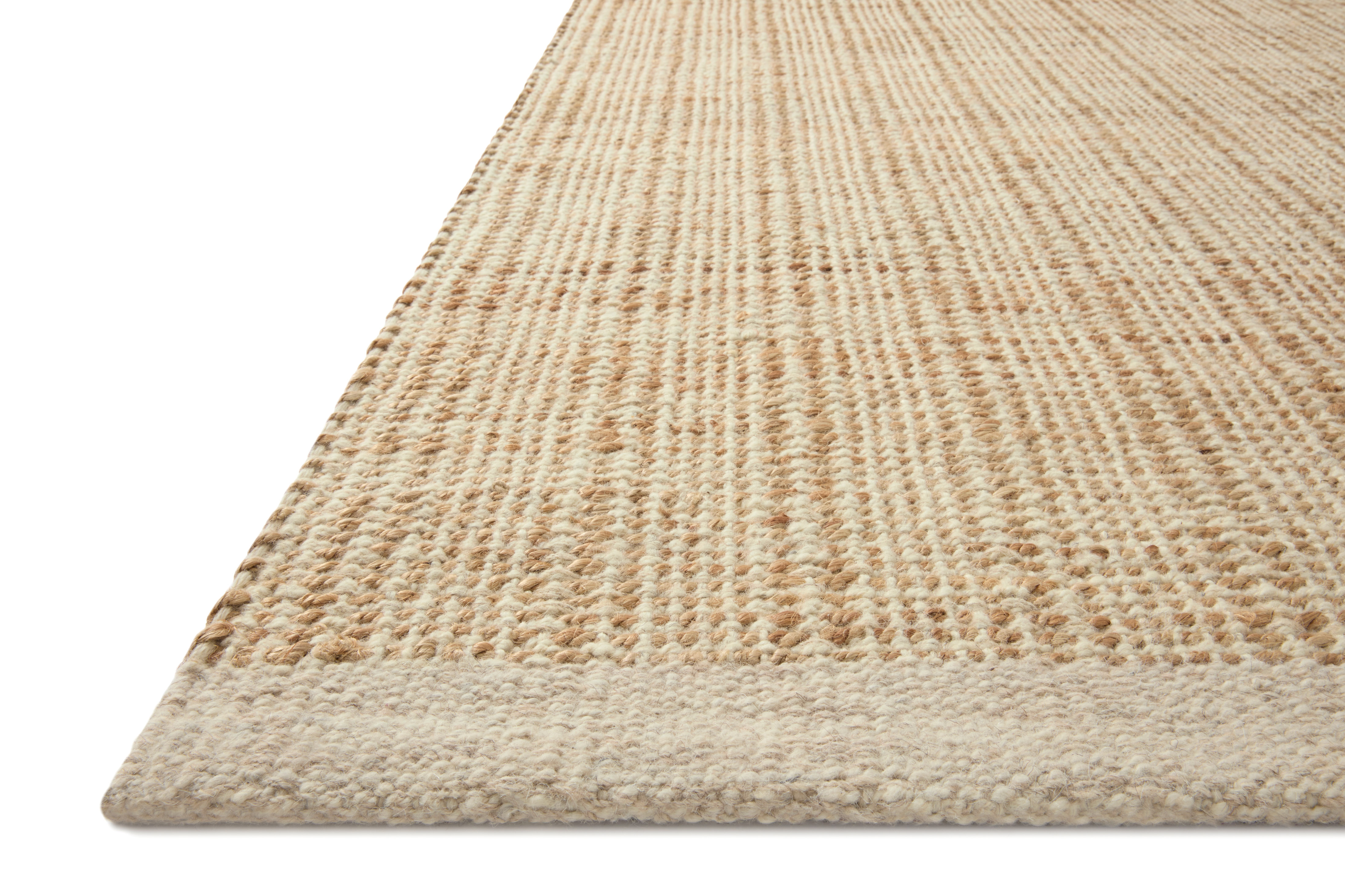 Cornwall CRN-01 Ivory Natural Area Rug - Jean Stoffer x Loloi Corner