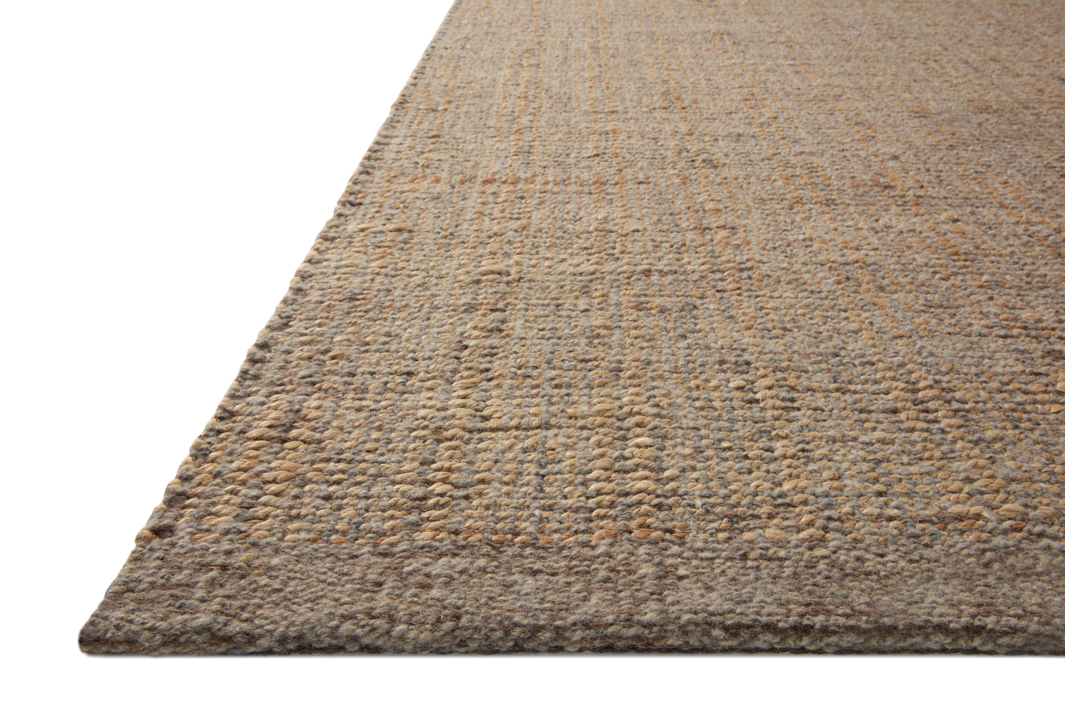 Cornwall CRN-01 Mocha Natural Area Rug - Jean Stoffer x Loloi Corner