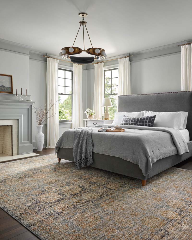 Katherine KES-02 Ocean Coral Area Rug - Jean Stoffer x Loloi Room Scene