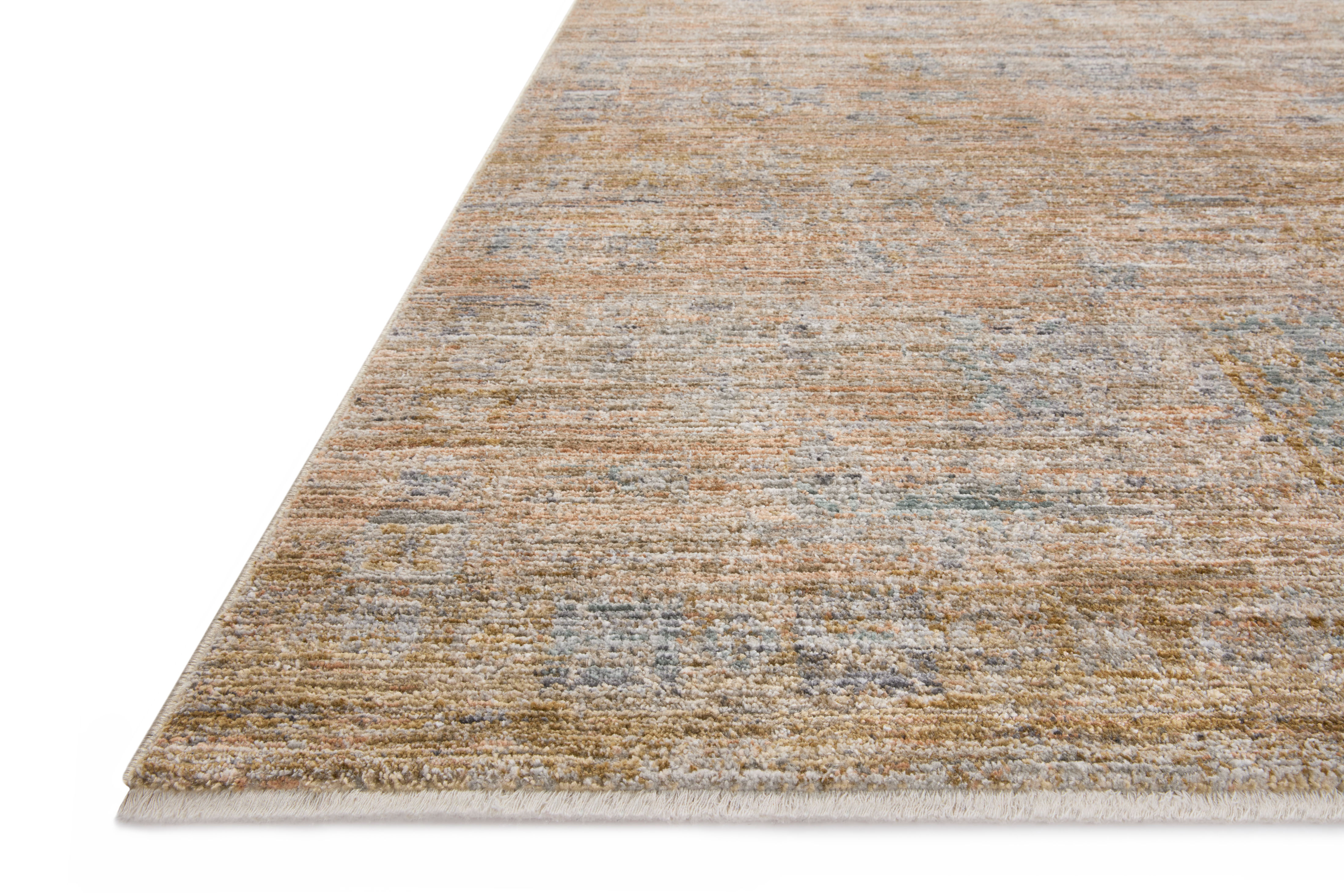 Katherine KES-04 Copper Steel Area Rug - Jean Stoffer x Loloi Corner