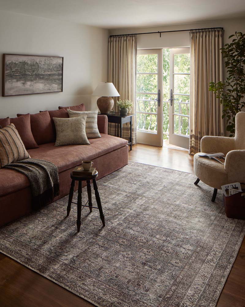 Georgie GER-10 Moss Bark Area Rug - Amber Lewis x Loloi