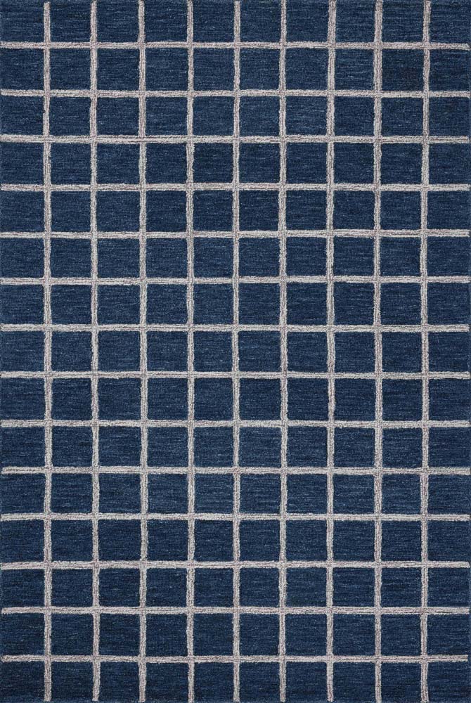 Polly POL-05 Navy Silver Area Rug - Chris Loves Julia x Loloi