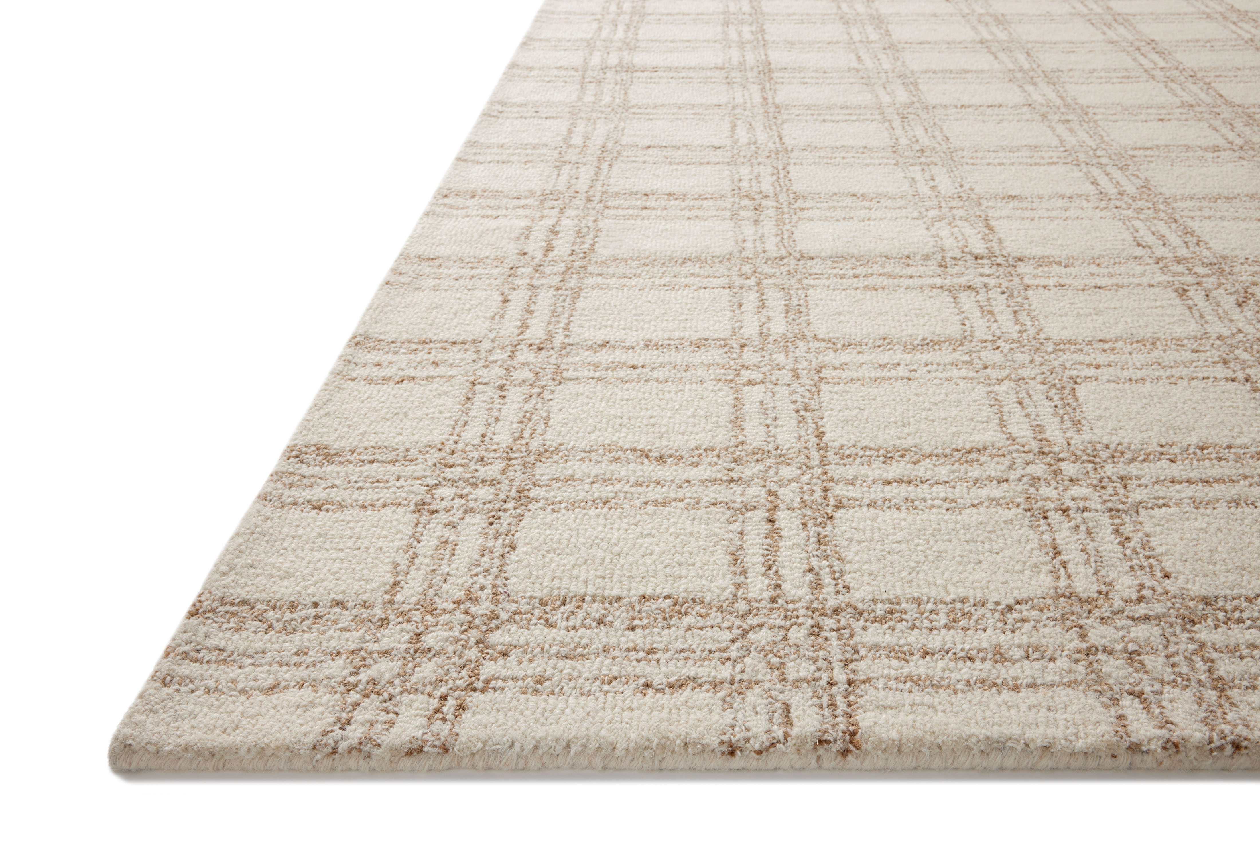 Polly POL-12 Cream Sand Area Rug - Chris Loves Julia x Loloi Corner