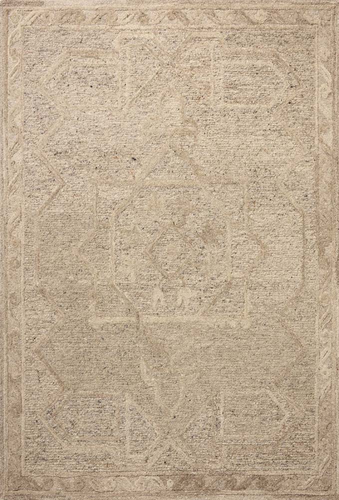Loloi Mabel MBL-01 Stone Sand Area Rug | Carpertmart.com - Carpet