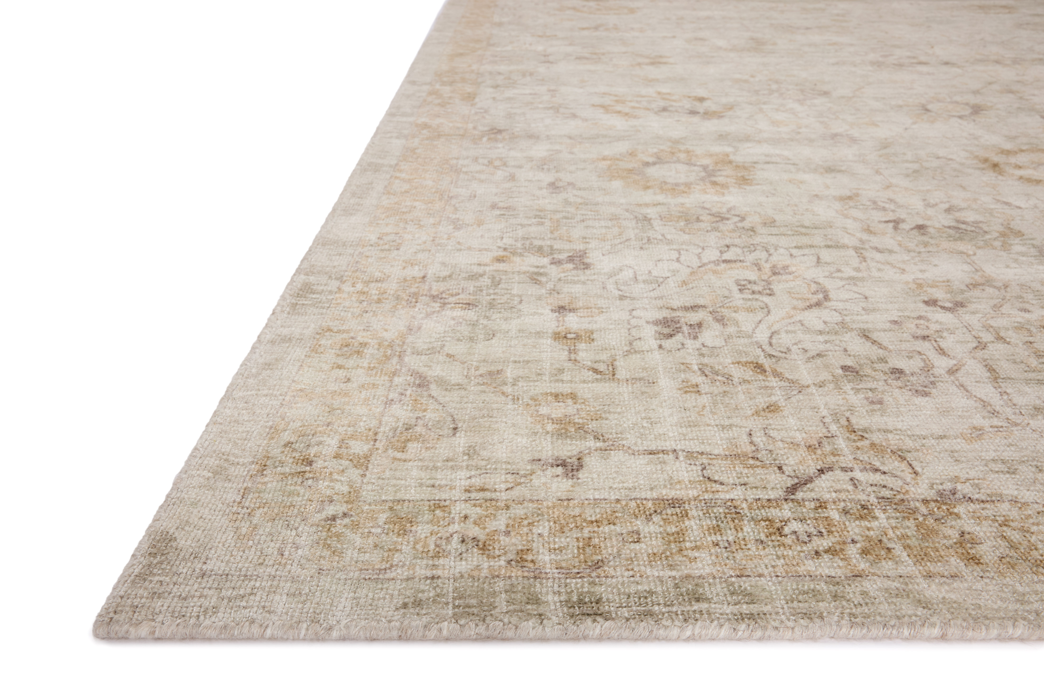 Loloi Marcella MAC-01 Sage Gold Area Rug Corner