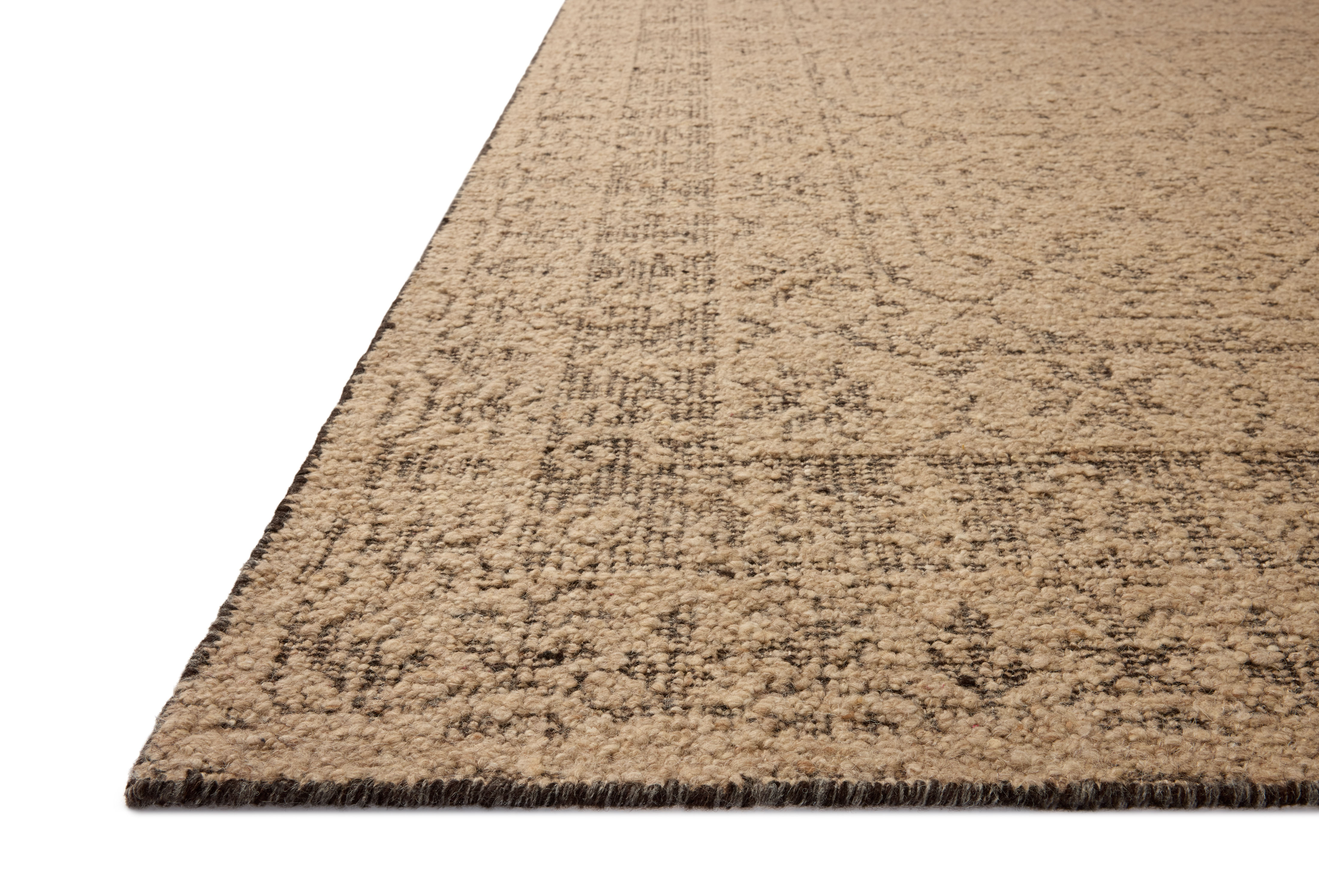 Loloi Novi NVI-01 Tan Onyx Area Rug Corner