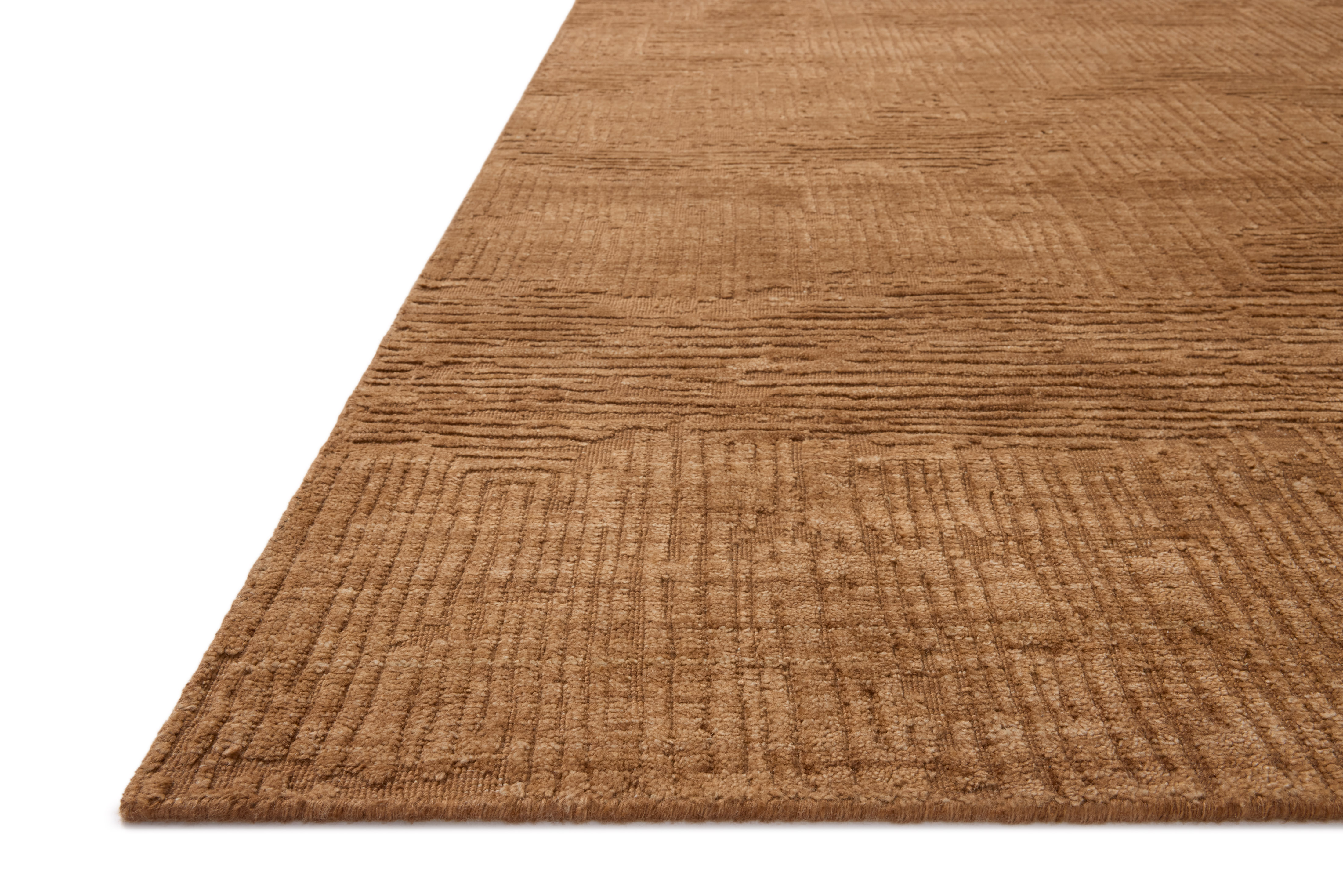 Loloi Woods WDS-05 Camel Area Rug Corner