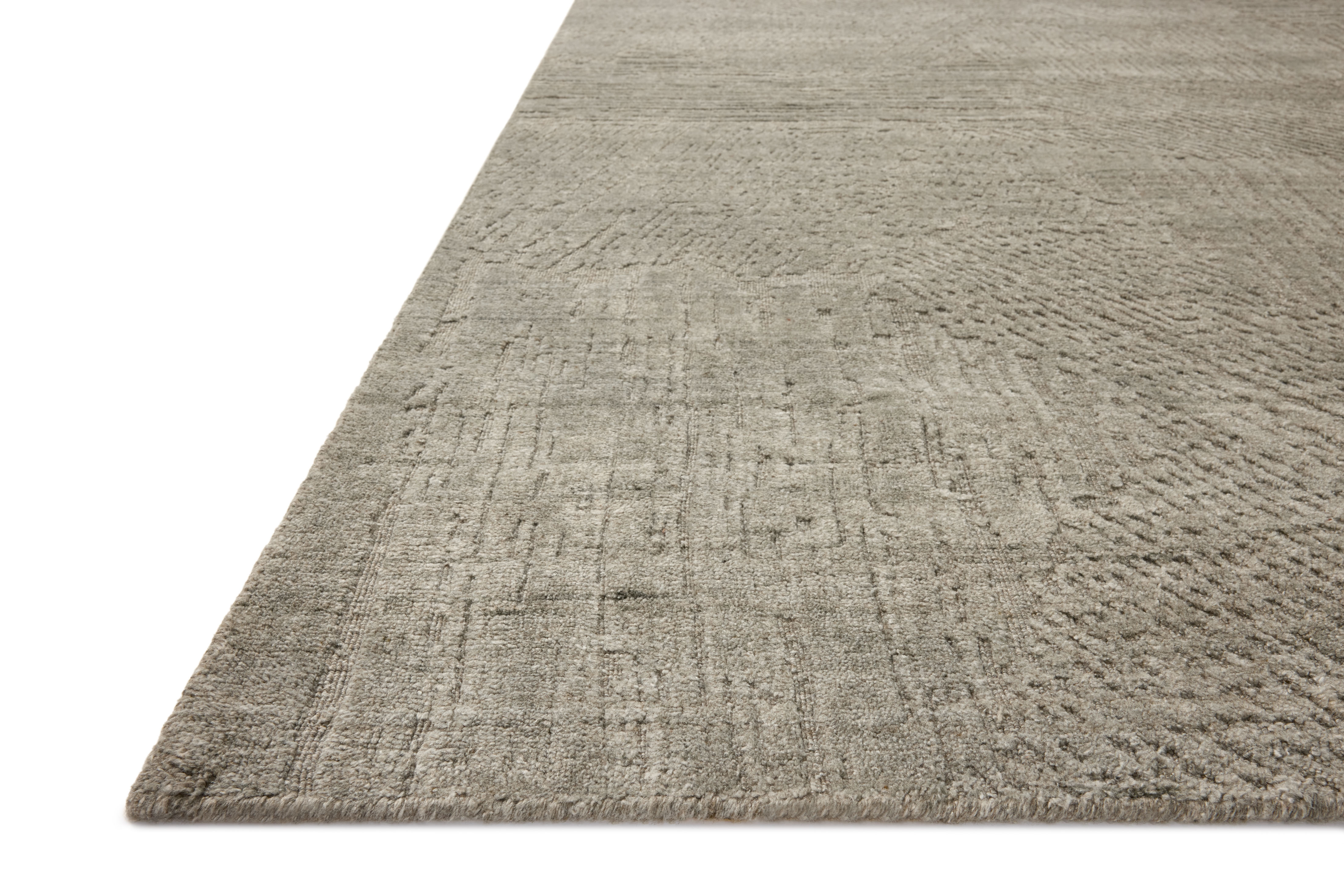 Loloi Woods WDS-06 Slate Area Rug Corner